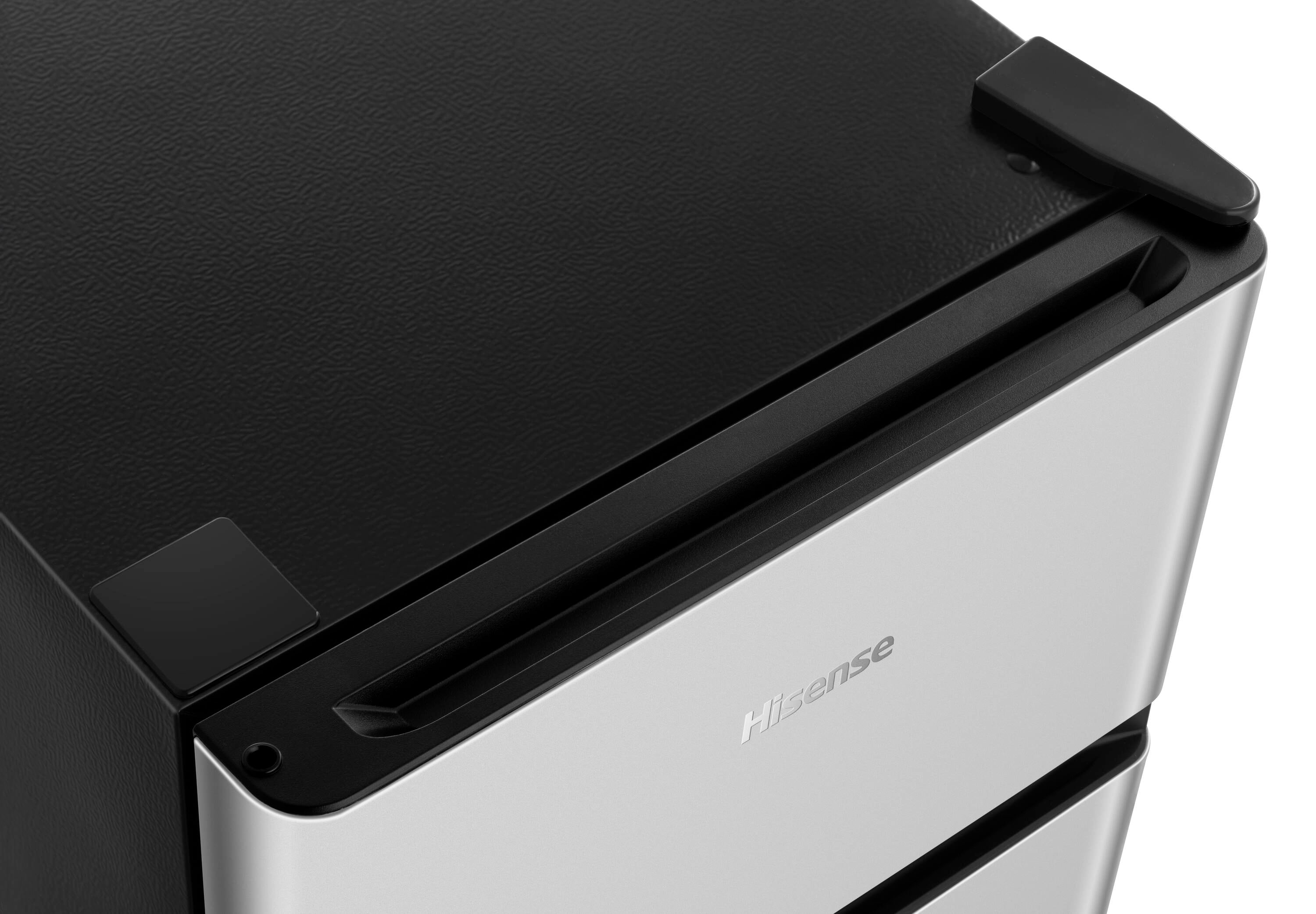 Refrigerador de 3.1 pies cúbicos con congelador (plateado) ENERGY STAR Hisense HRT031AVE