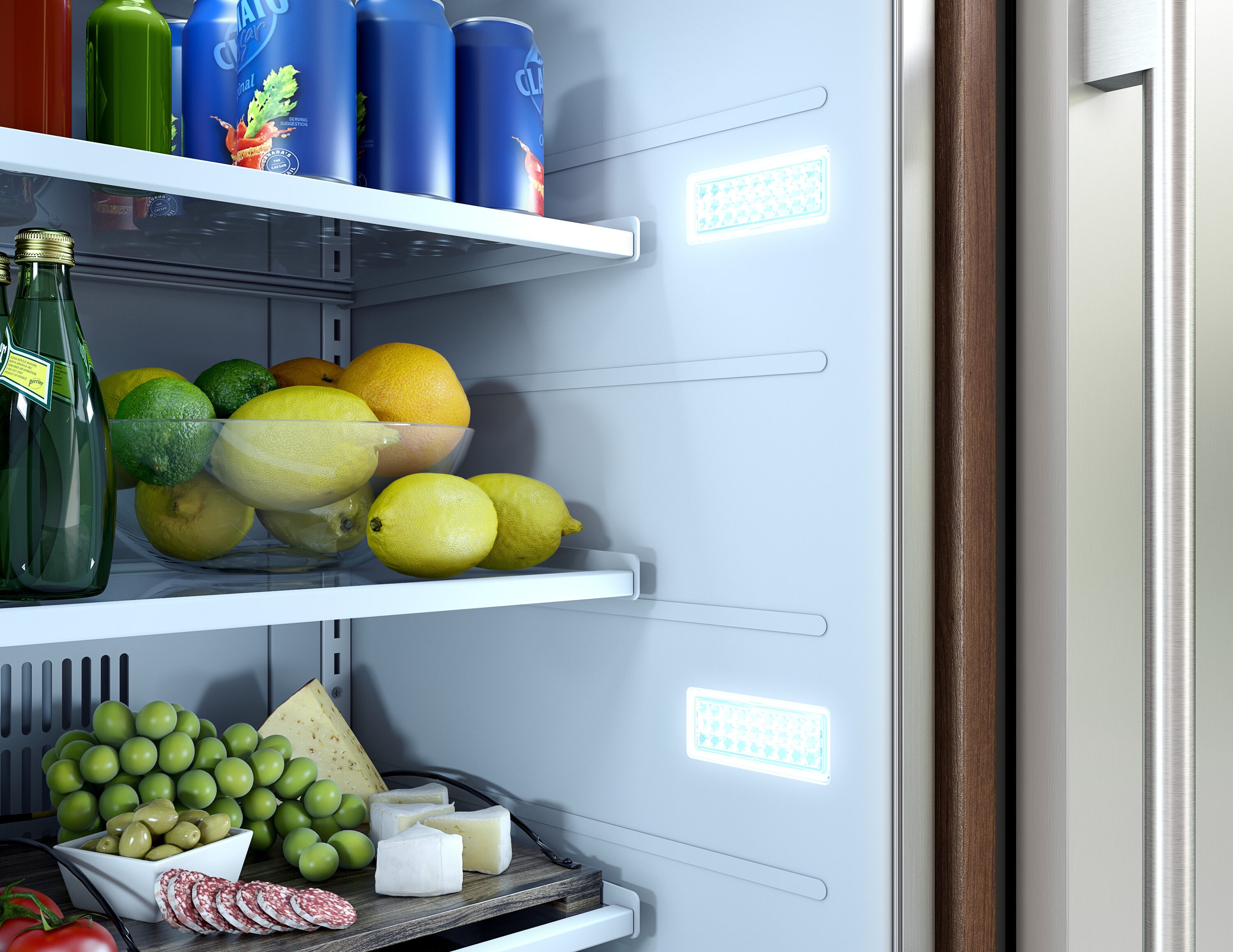 Refrigerador Mini Integrado de 5.6 Pies Cúbicos Zephyr Presrv (Acero Inoxidable) Listo para Garaje con Certificación ENERGY STAR PRR24C01AS-OD