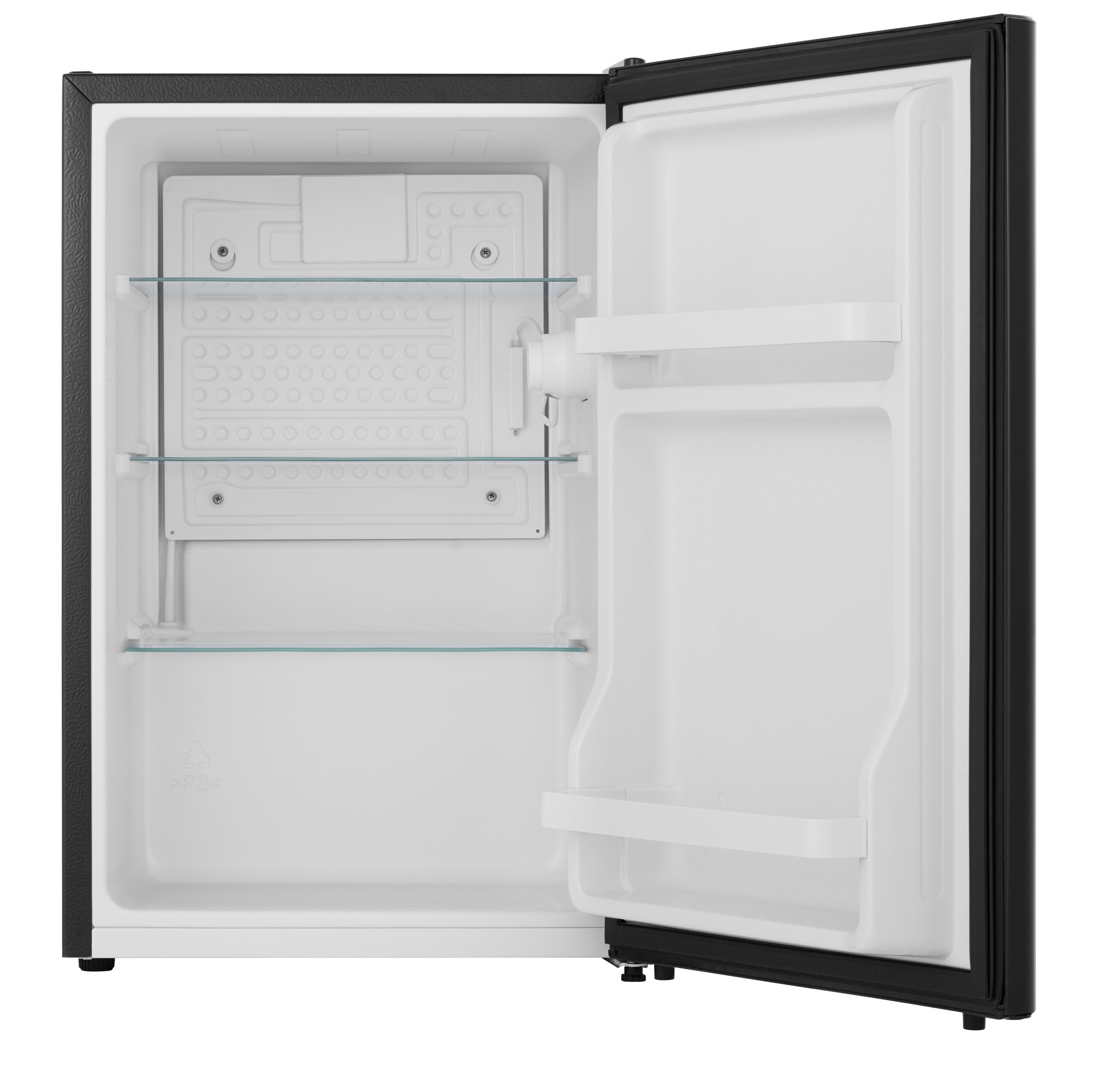 Refrigerador Mini Hisense de 2.5 pies cúbicos (Negro) con certificación ENERGY STAR HRC025ABE
