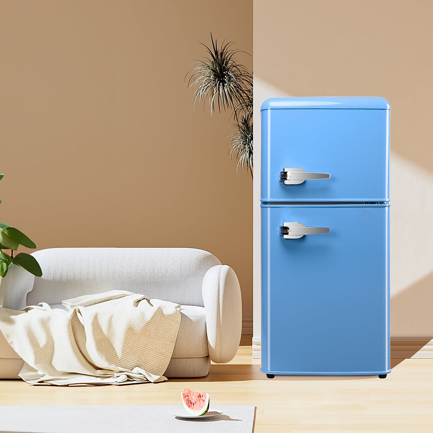 Refrigerador Mini de 3.5 pies cúbicos con congelador (Azul) ENERGY STAR