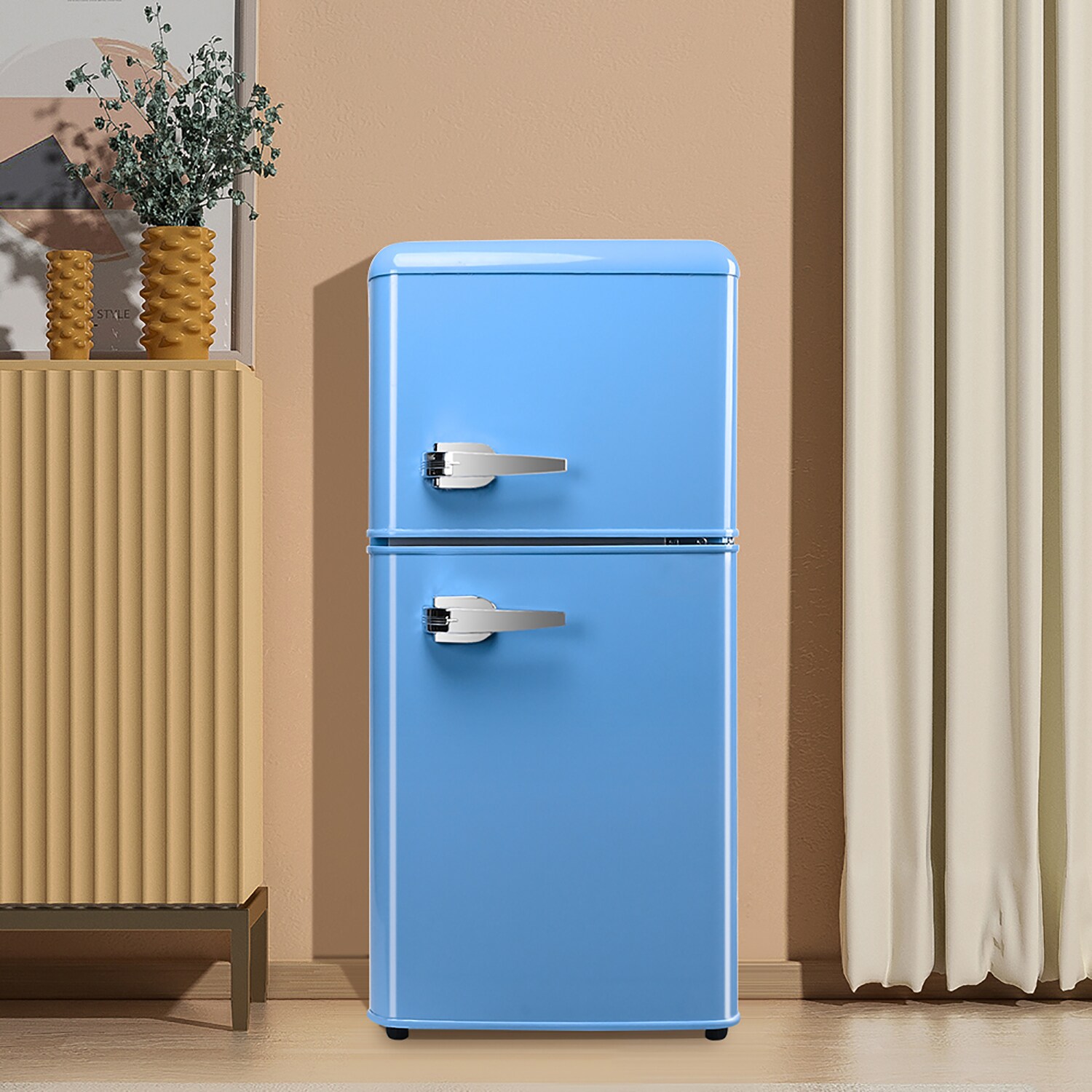 Refrigerador Mini de 3.5 pies cúbicos con congelador (Azul) ENERGY STAR