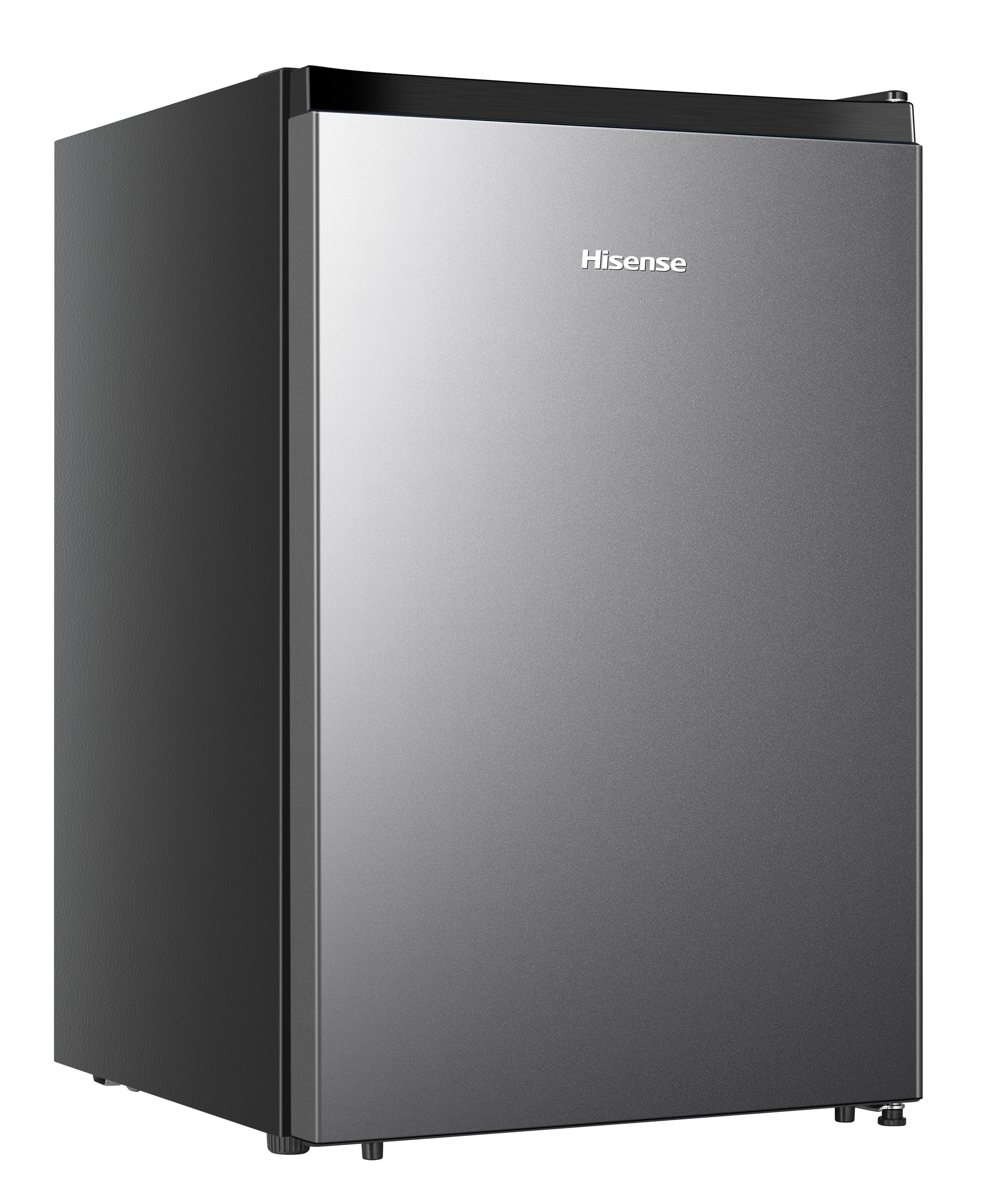 Refrigerador Mini Hisense de 2.5 pies cúbicos (Plata) con certificación ENERGY STAR LMS026M6RVE