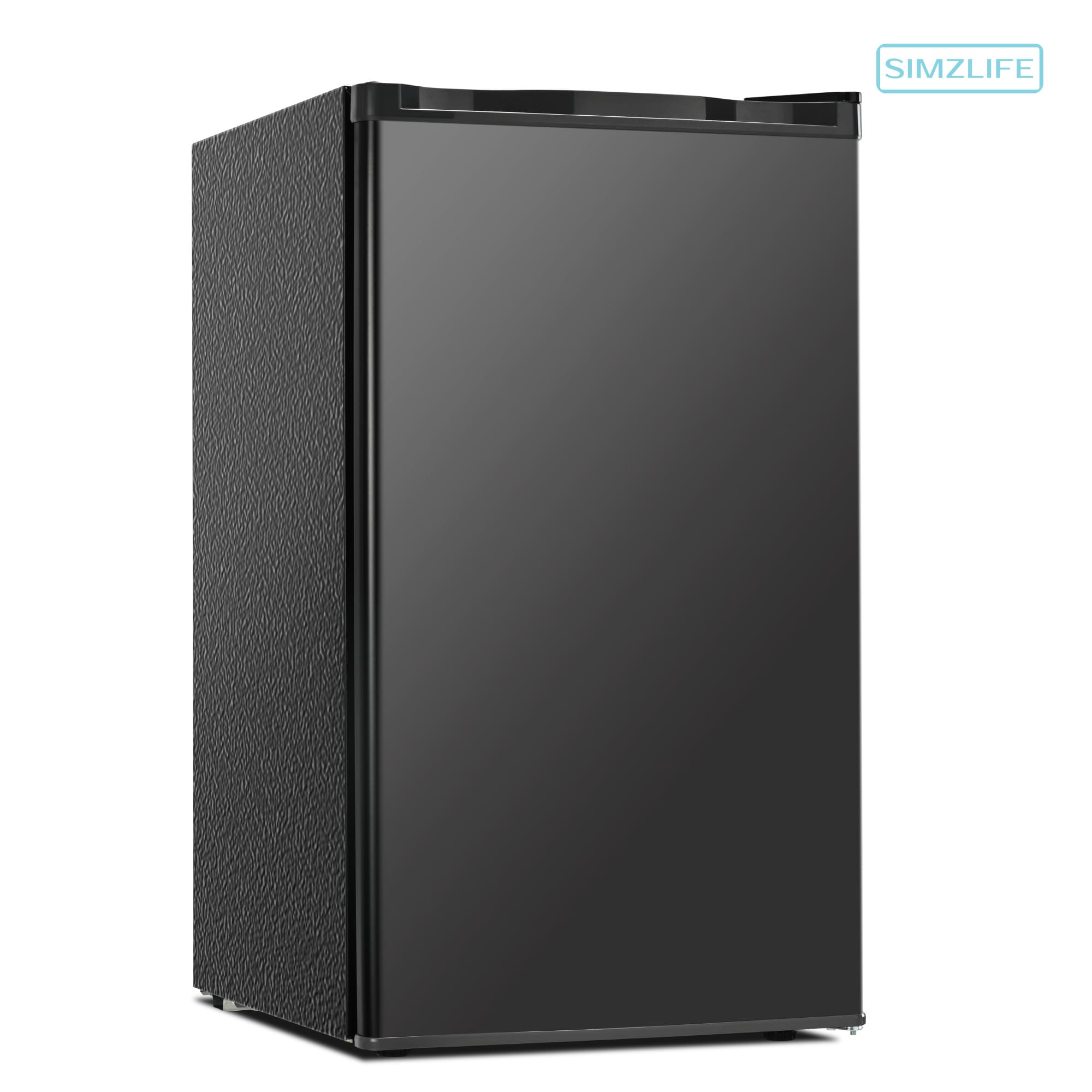 Refrigerador de 3.2 pies cúbicos con congelador (negro) listo para el garaje SIMZLIFE RSD-32H