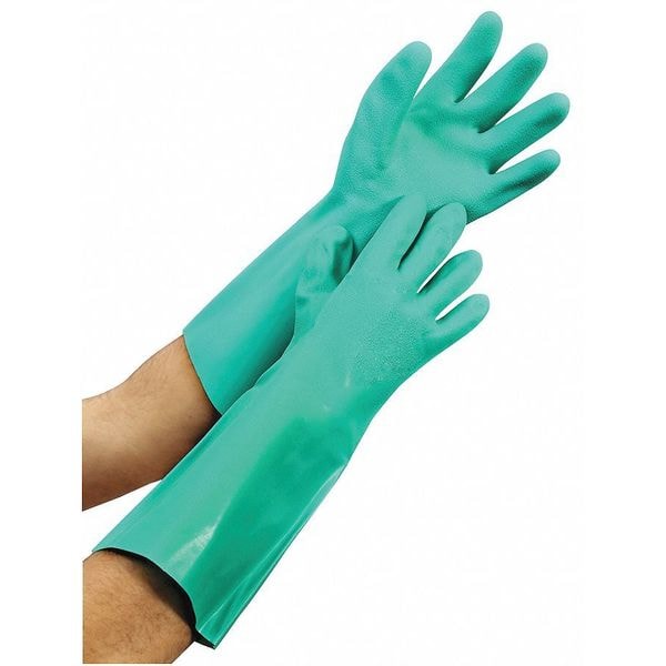 Guantes resistentes a químicos Condor de 13 pulgadas, de nitrilo, talla 11, 1 par - 53CJ92.