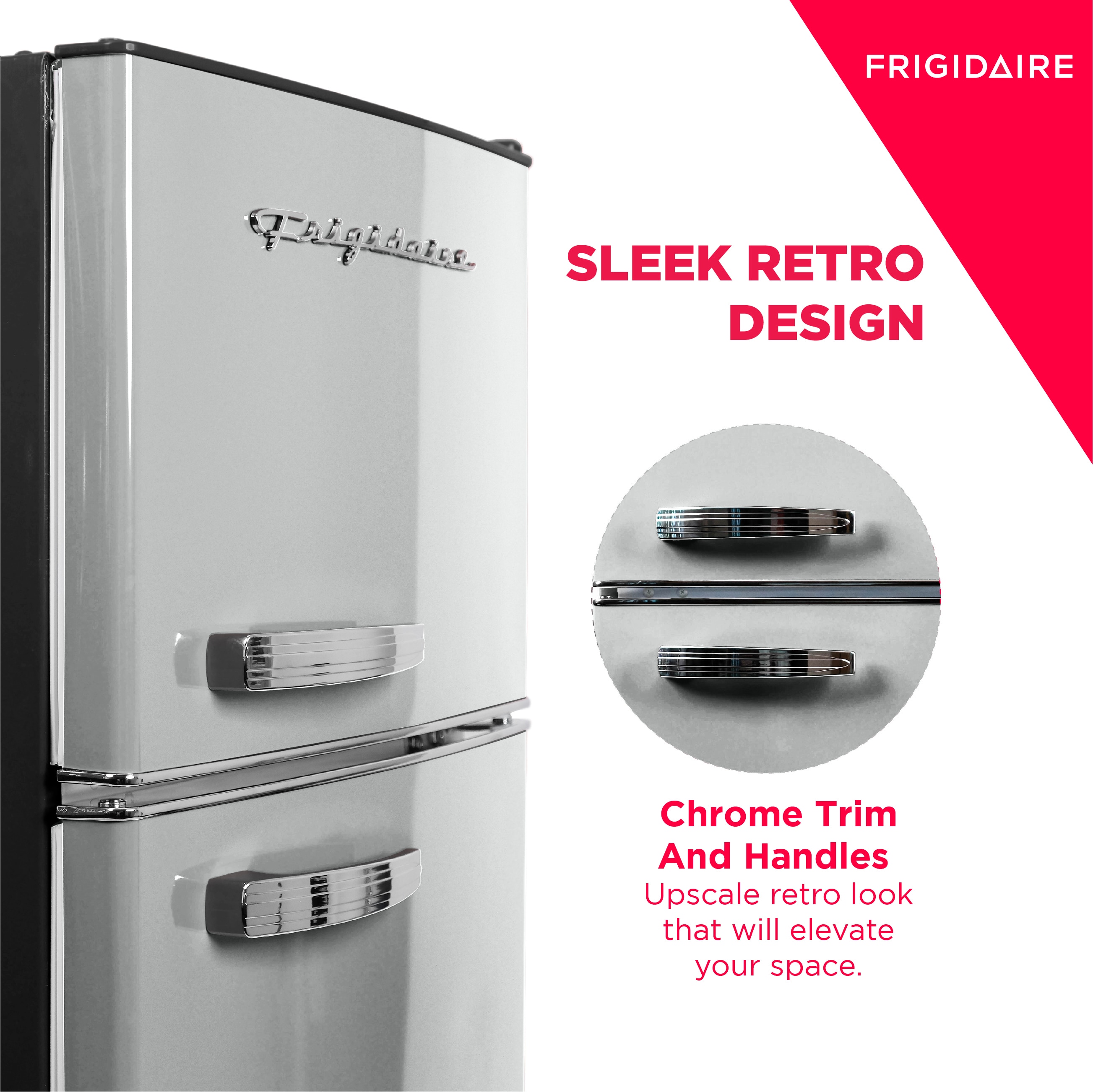 Refrigerador Mini de 7.5 pies cúbicos con Congelador (Acero inoxidable) EFR753-PLATINUM