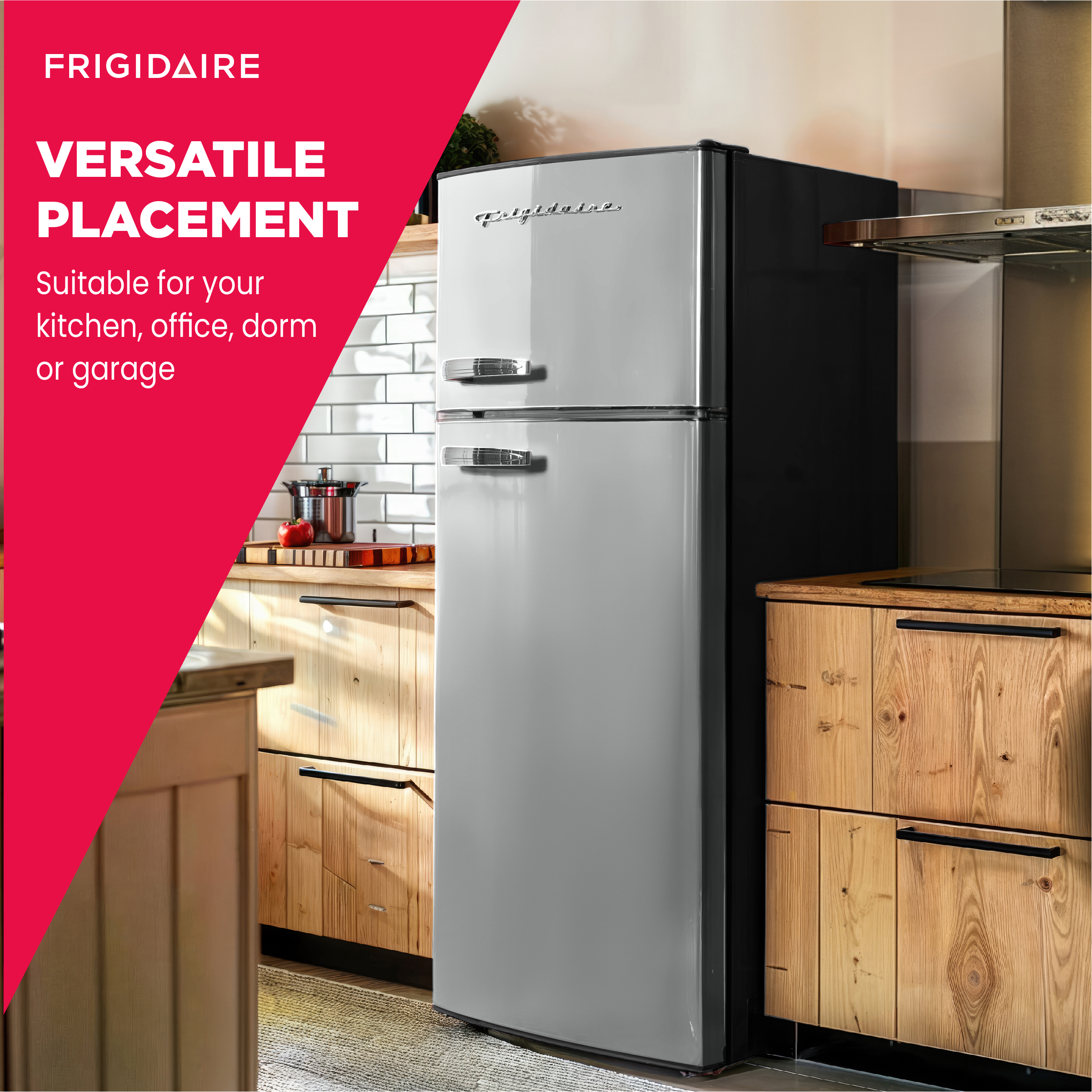 Refrigerador Mini de 7.5 pies cúbicos con Congelador (Acero inoxidable) EFR753-PLATINUM