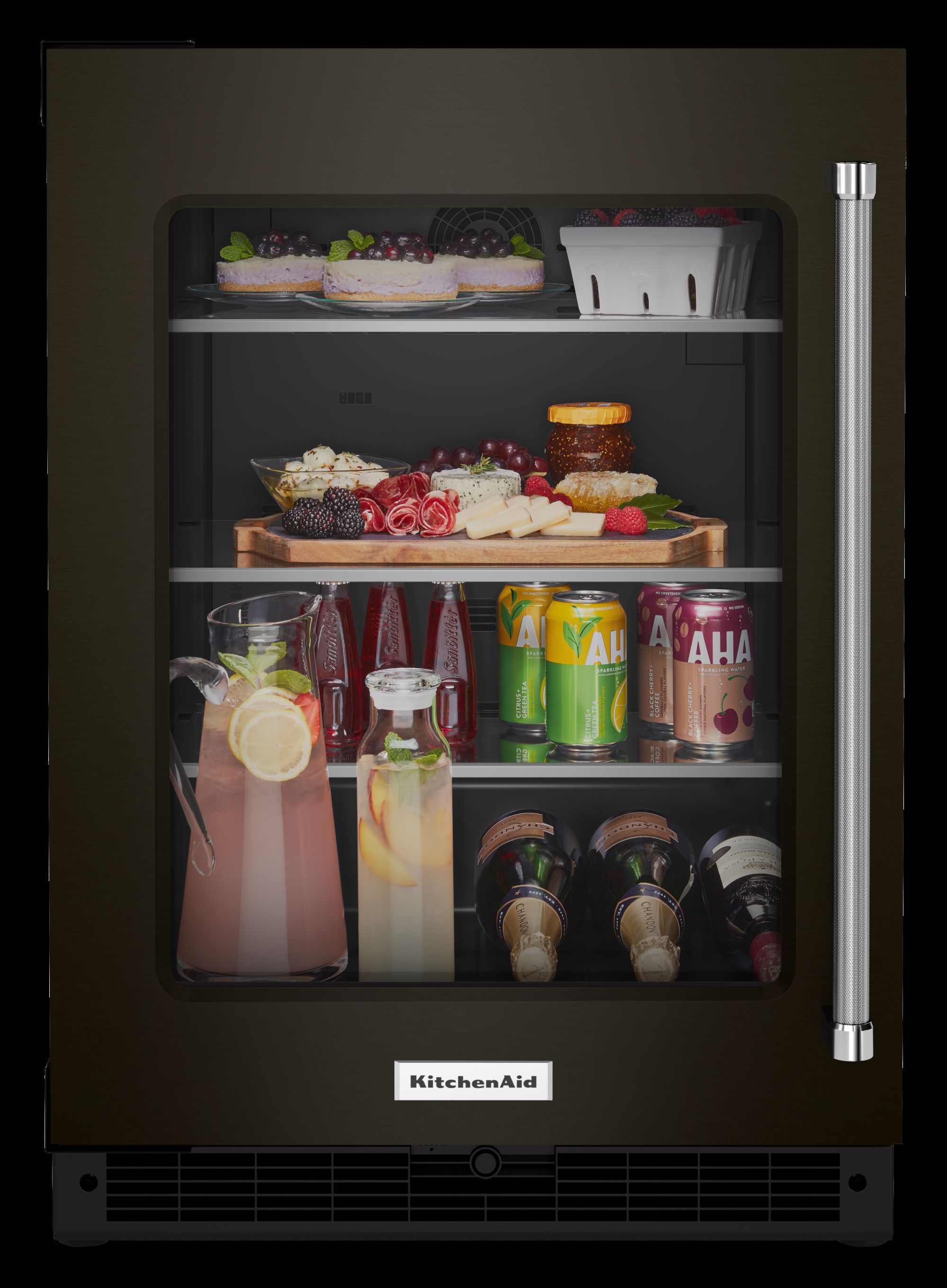 Refrigerador empotrado de acero inoxidable de 5.2 pies cúbicos de KitchenAid