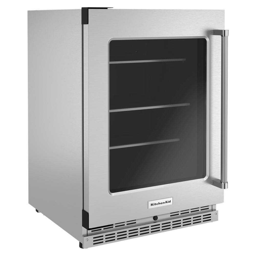 Refrigerador empotrado de acero inoxidable de 5.2 pies cúbicos de KitchenAid