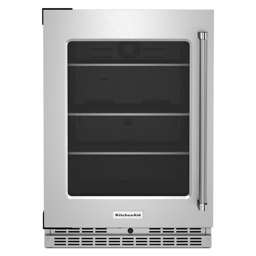 Refrigerador empotrado de acero inoxidable de 5.2 pies cúbicos de KitchenAid