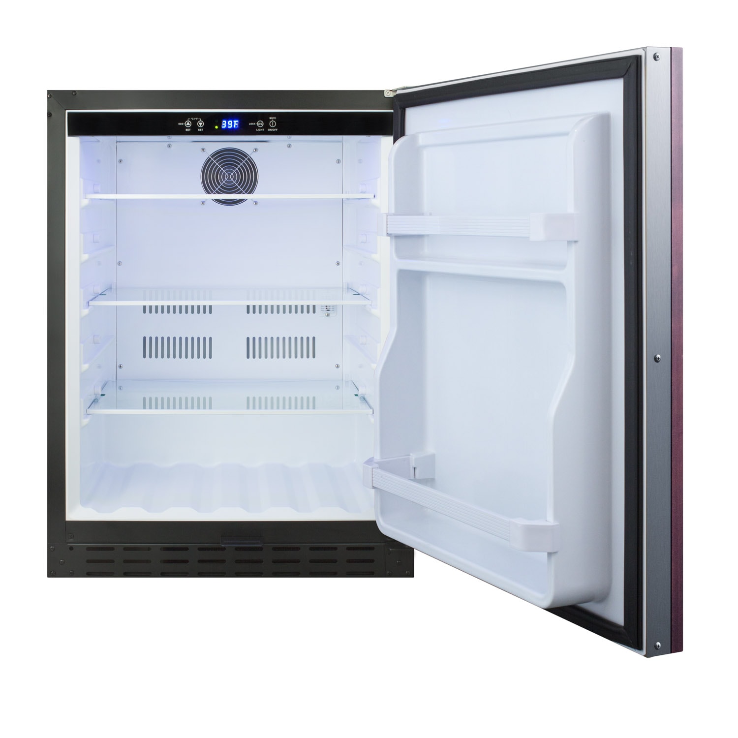 Refrigerador Compacto Empotrado de 4.2 Pies Cúbicos (Puerta lista para panel y gabinete negro) AL55IF