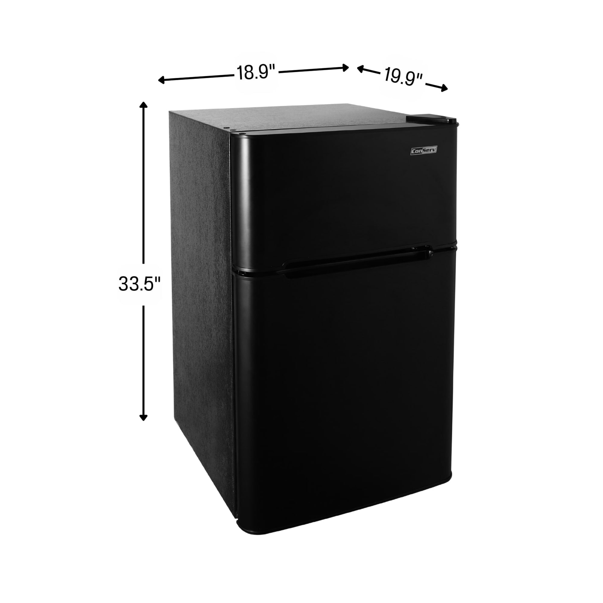 Refrigerador Mini con Congelador de 3.2 pies cúbicos (negro) con certificación ENERGY STAR - Modelo CRF 320 B de Equator Advanced Appliances