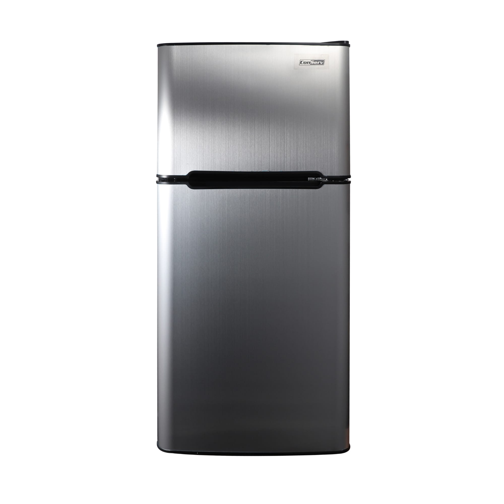 Refrigerador Mini ConServ de 4.5 pies cúbicos con congelador (Acero Inoxidable) CRMF 4502 ACERO.