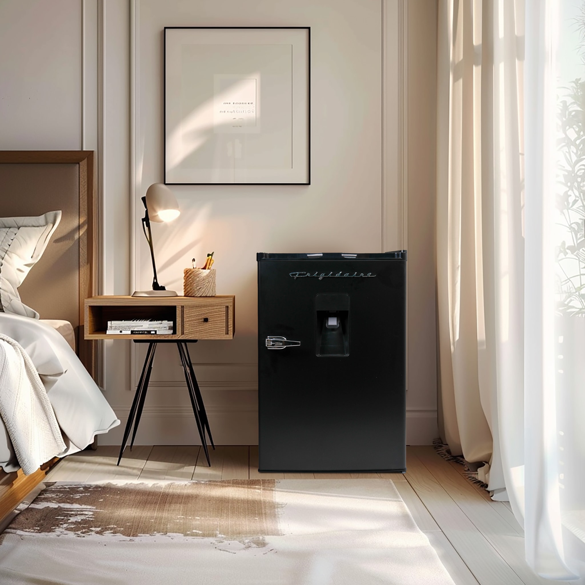 Refrigerador compacto Frigidaire de 4.5 pies cúbicos (Negro) EFR494-NEGRO