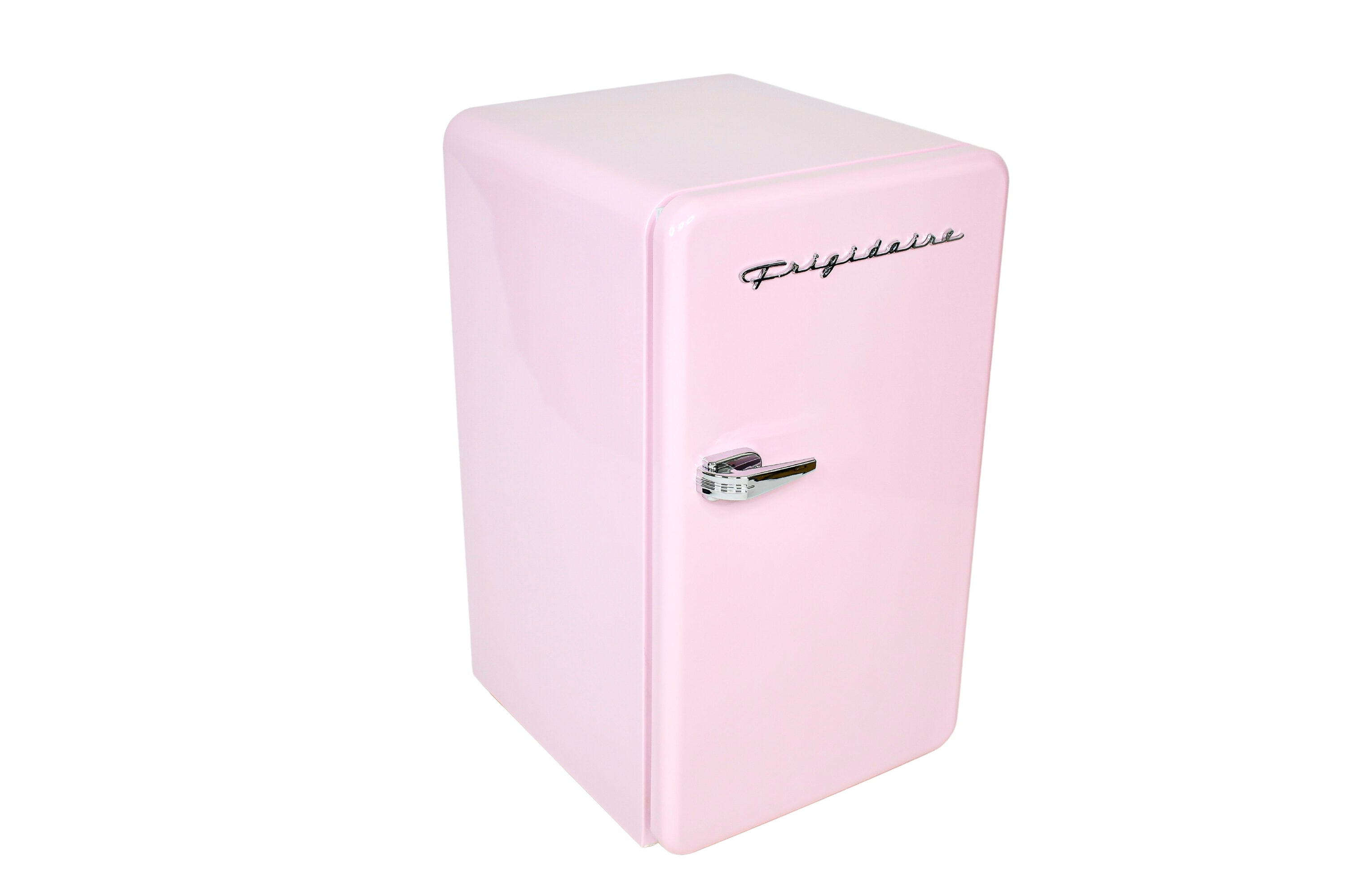 Refrigerador mini de pies cúbicos con congelador (rosa)
