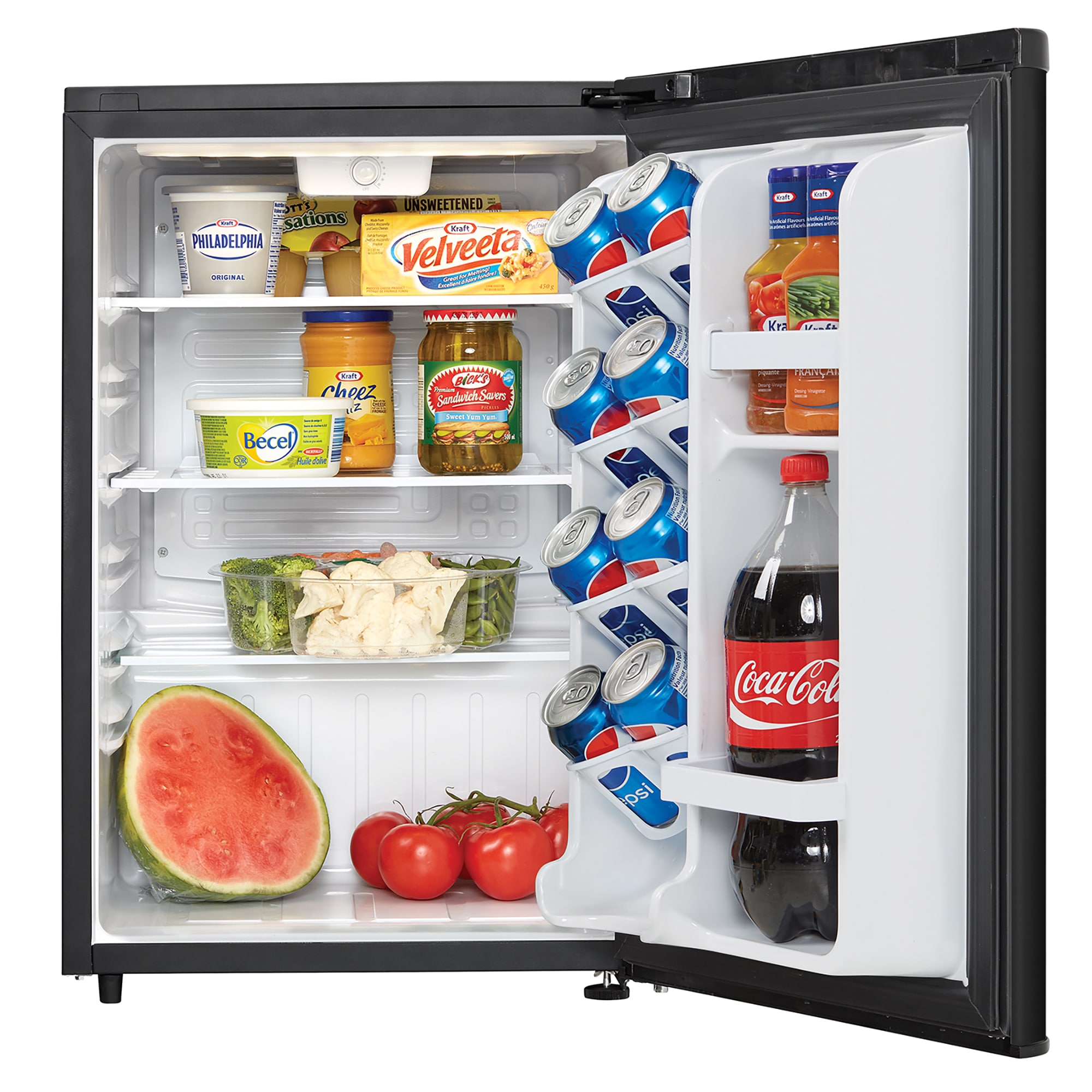 Refrigerador Mini de 2.6 pies cúbicos (Negro Mate) ENERGY STAR DAR026A2BDB