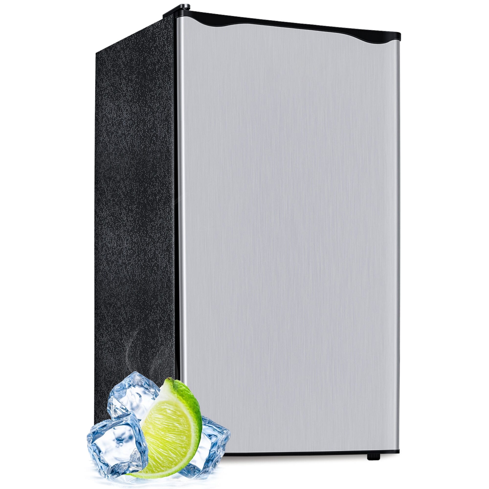 Refrigerador pequeño de 3.2 pies cúbicos con congelador (Plata) ENERGY STAR de Jeremy Cass