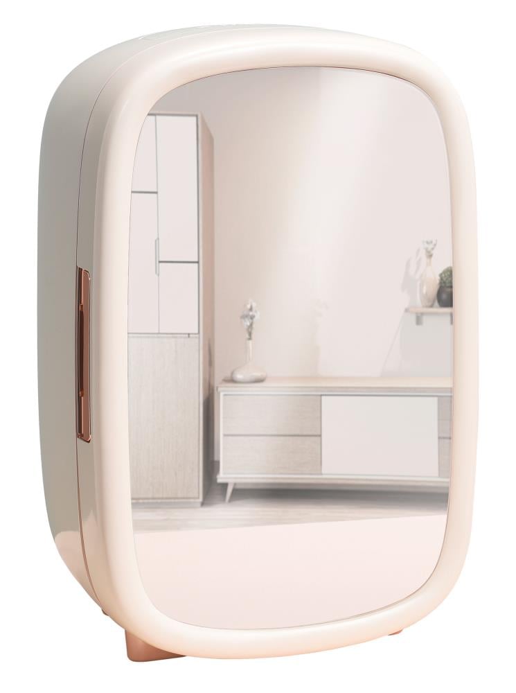 Refrigerador pequeño Cooluli Beauty de 0.42 pies cúbicos (blanco) listo para el garaje B12LWM