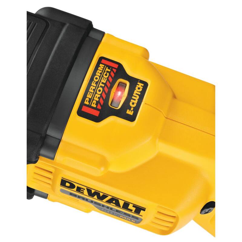 DEWALT FLEXVOLT 60V MAX Taladro inalámbrico en línea de 1/2 pulgadas para montantes y viguetas con E-Clutch y (1) batería FLEXVOLT 9.0Ah - DCD470X1.