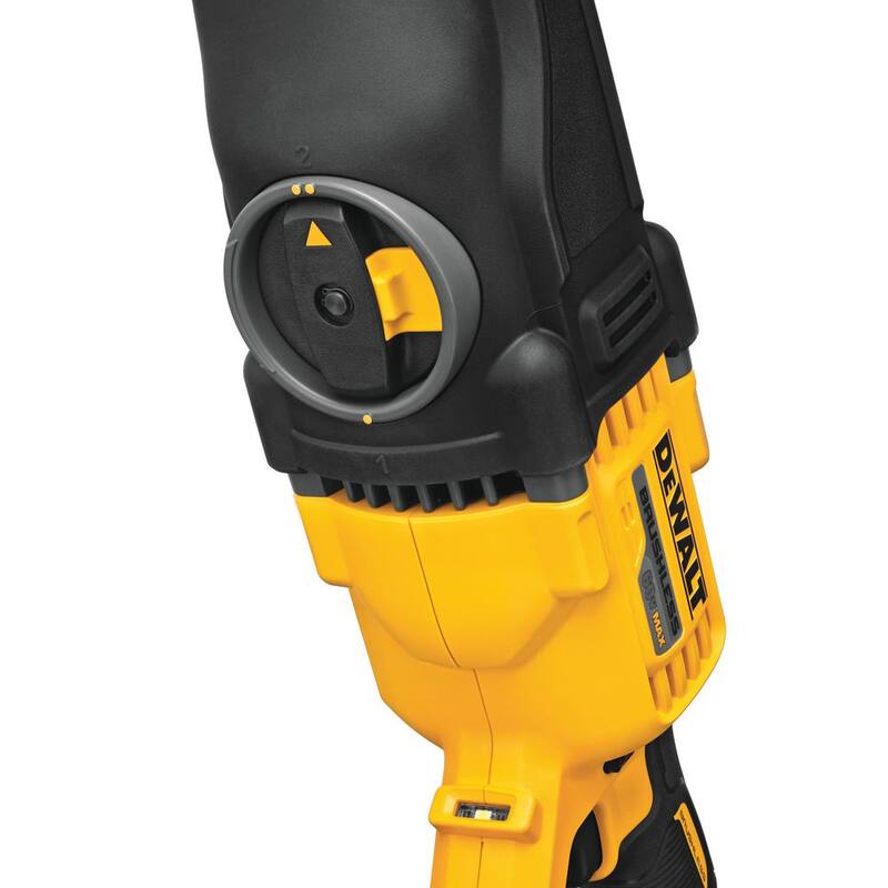 DEWALT FLEXVOLT 60V MAX Taladro inalámbrico en línea de 1/2 pulgadas para montantes y viguetas con E-Clutch y (1) batería FLEXVOLT 9.0Ah - DCD470X1.
