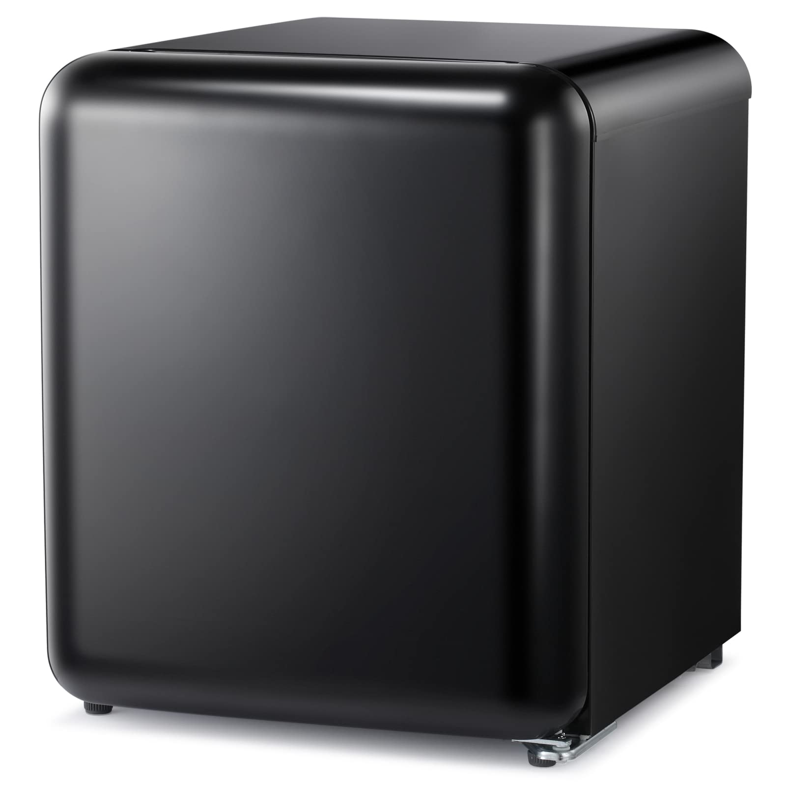 Refrigerador pequeño de 1.7 pies cúbicos con congelador (negro) F6848-NEGRO