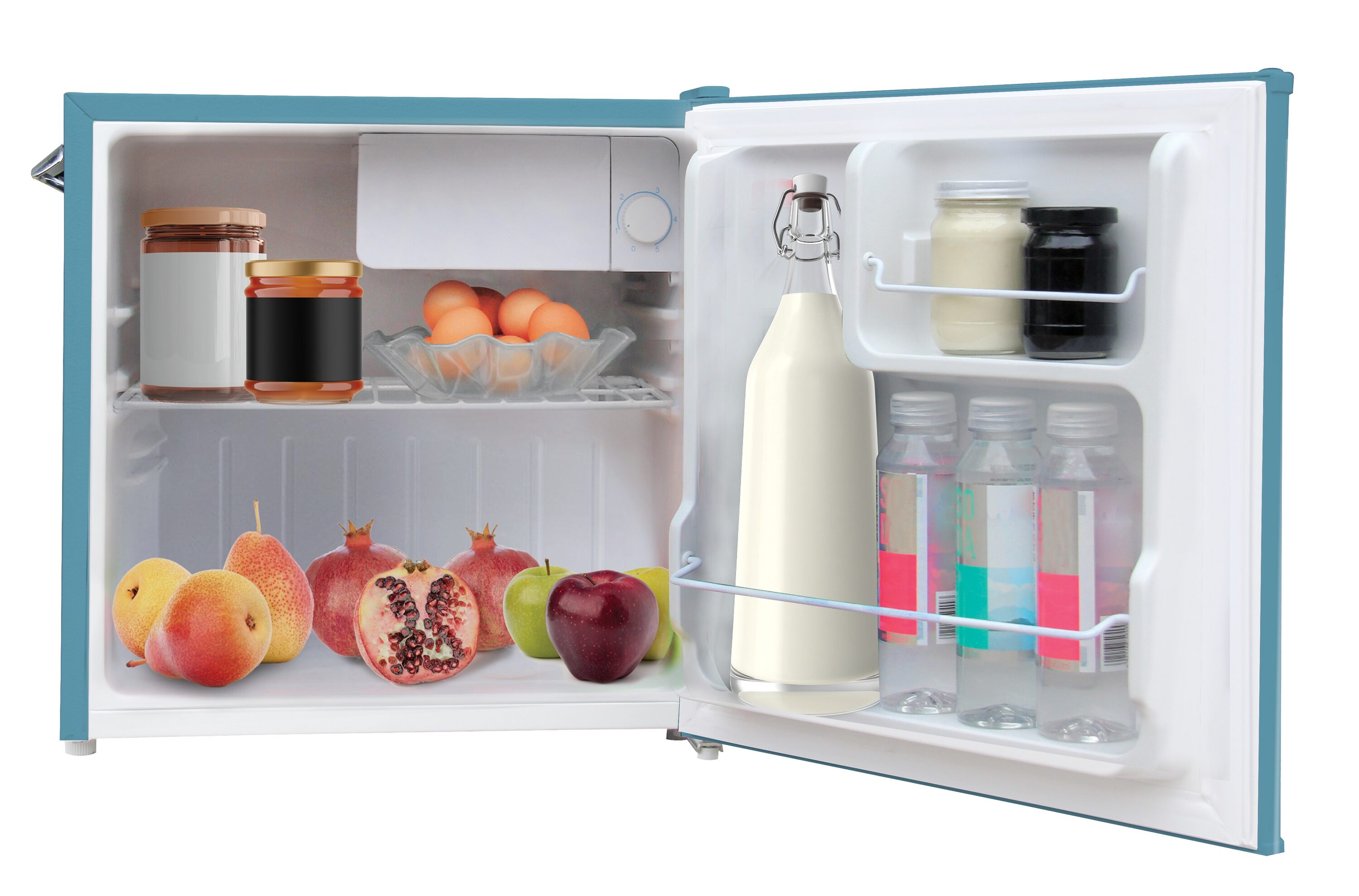 Refrigerador Mini de 1.6 pies cúbicos con Congelador (Azul) de Hamilton Beach