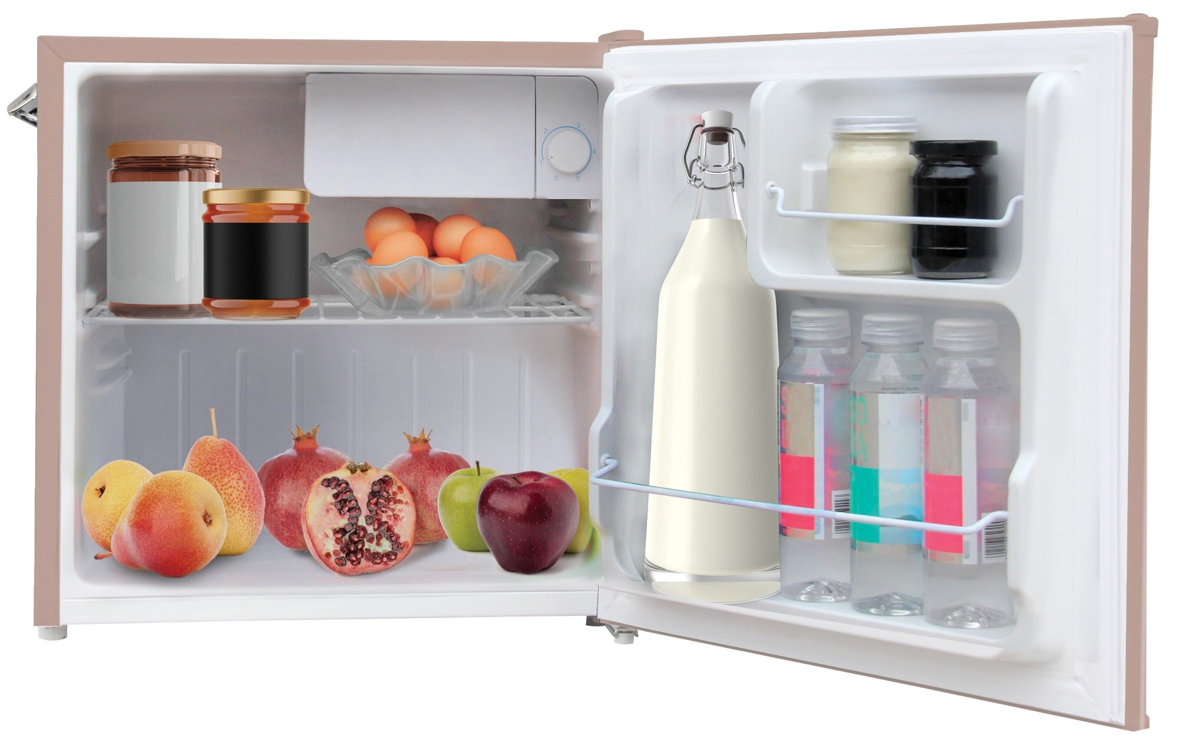 Refrigerador Mini de 1.6 pies cúbicos con Congelador (Coral) Hamilton Beach HBF1600-CORAL