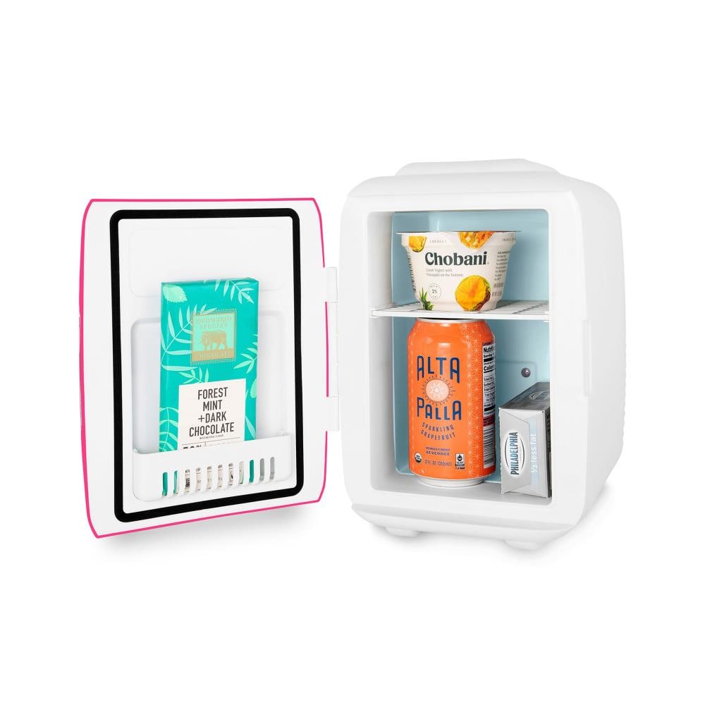 Mini refrigerador Cooluli Classic de 0.14 pies cúbicos (Fucsia)