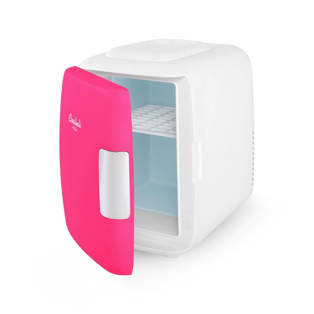 Mini refrigerador Cooluli Classic de 0.14 pies cúbicos (Fucsia)