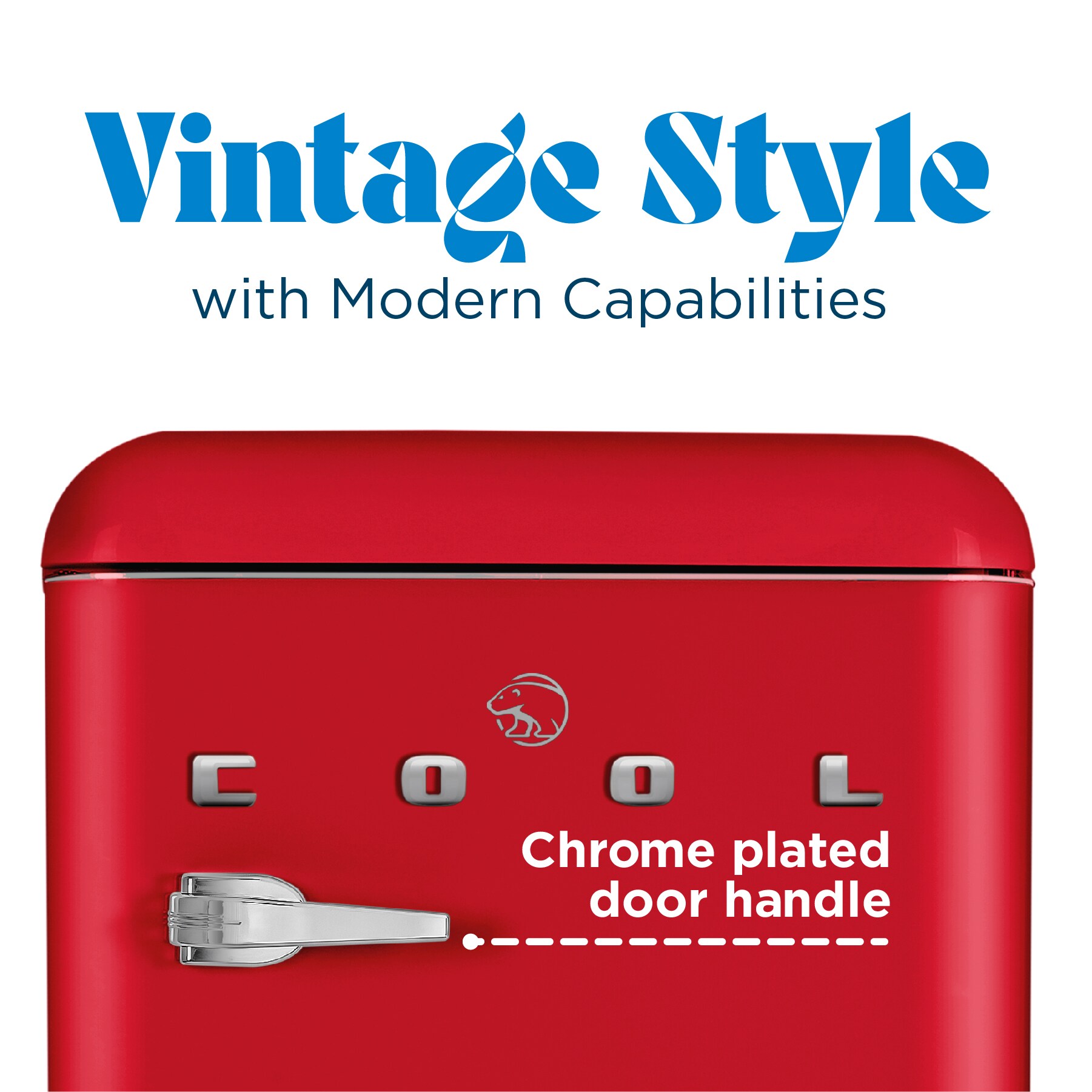 Refrigerador Minibar Commercial Cool de 4.4 pies cúbicos (Rojo) Listo para el Garaje