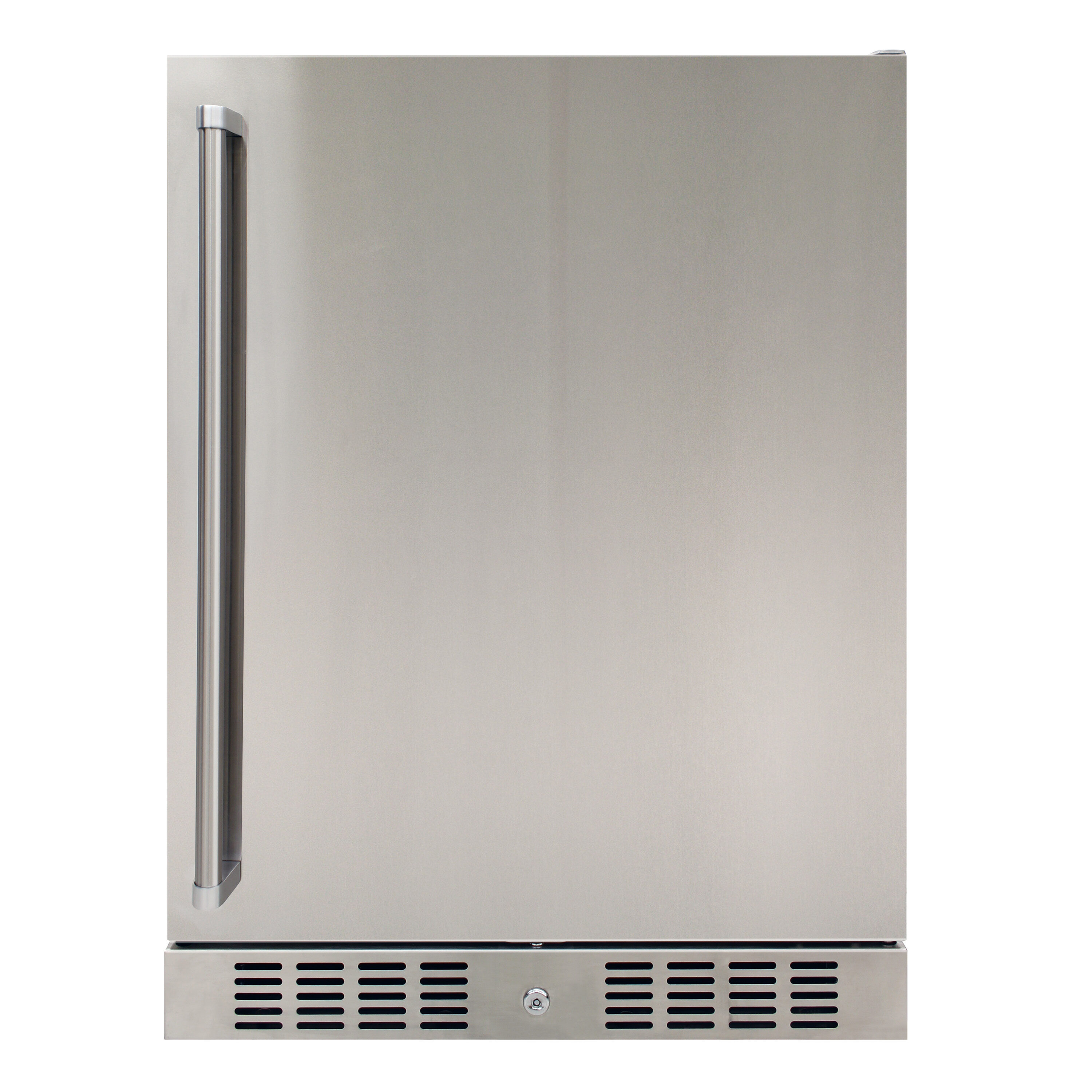 Refrigerador empotrado de acero inoxidable de 5.12 pies cúbicos (listo para garaje)