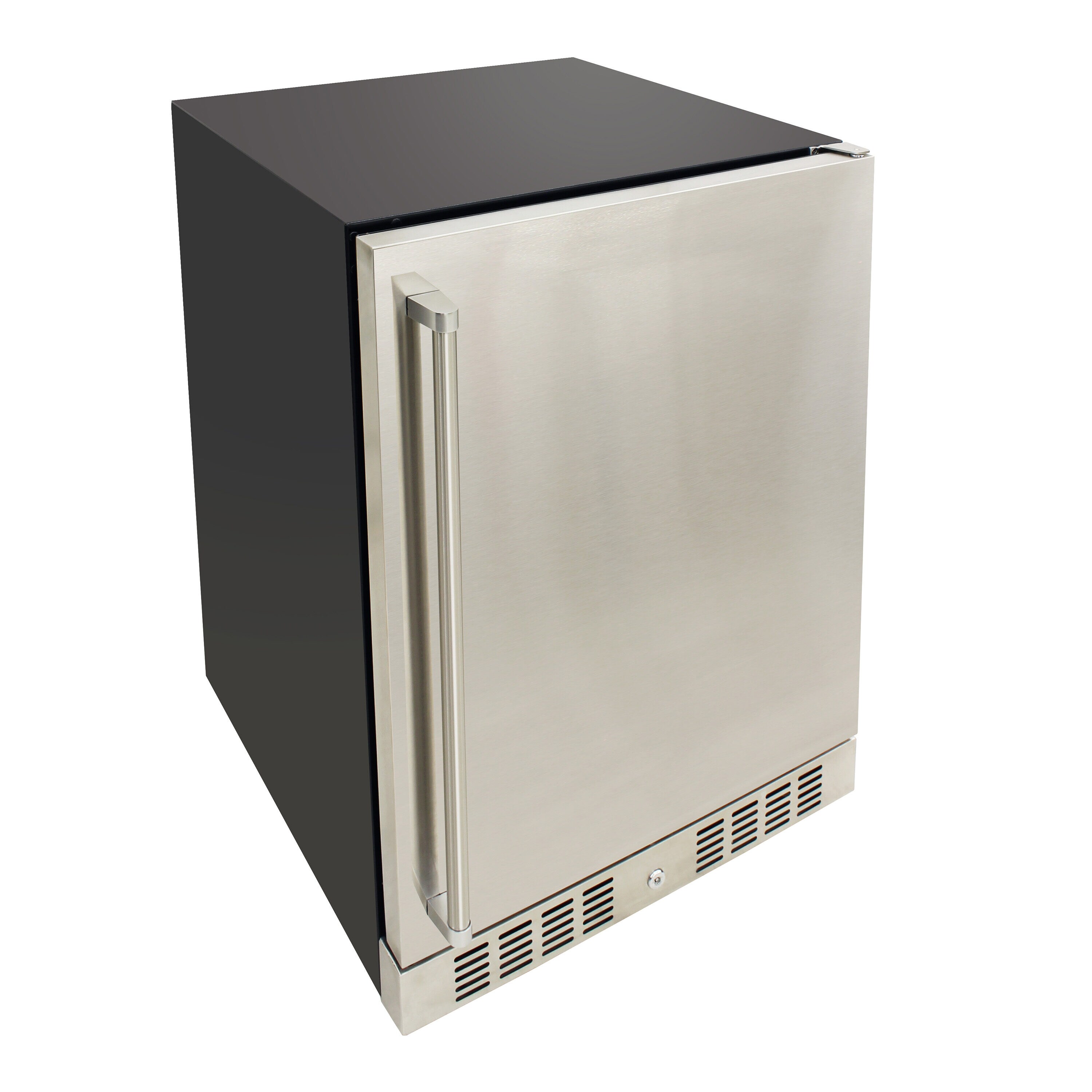 Refrigerador empotrado de acero inoxidable de 5.12 pies cúbicos (listo para garaje)