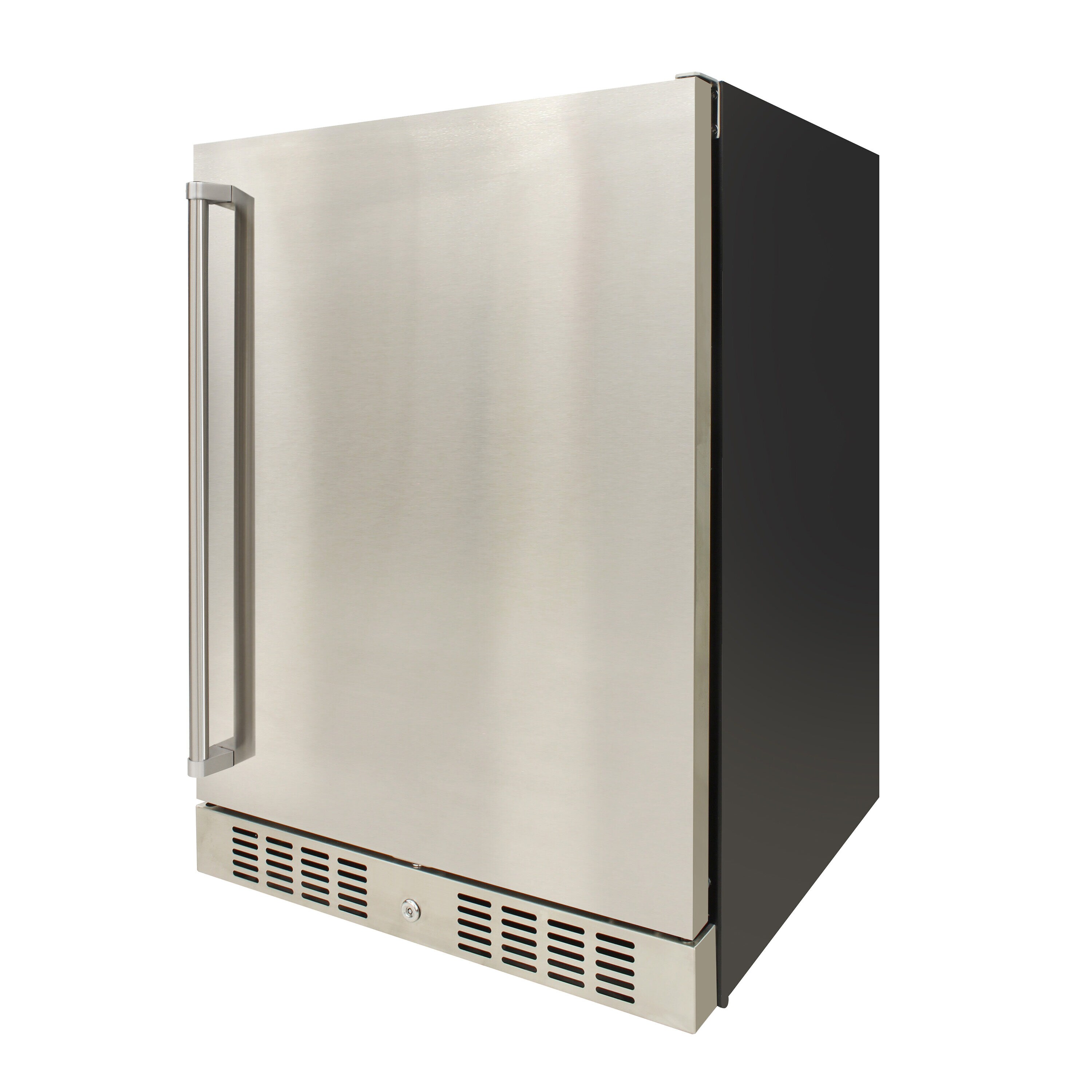 Refrigerador empotrado de acero inoxidable de 5.12 pies cúbicos (listo para garaje)
