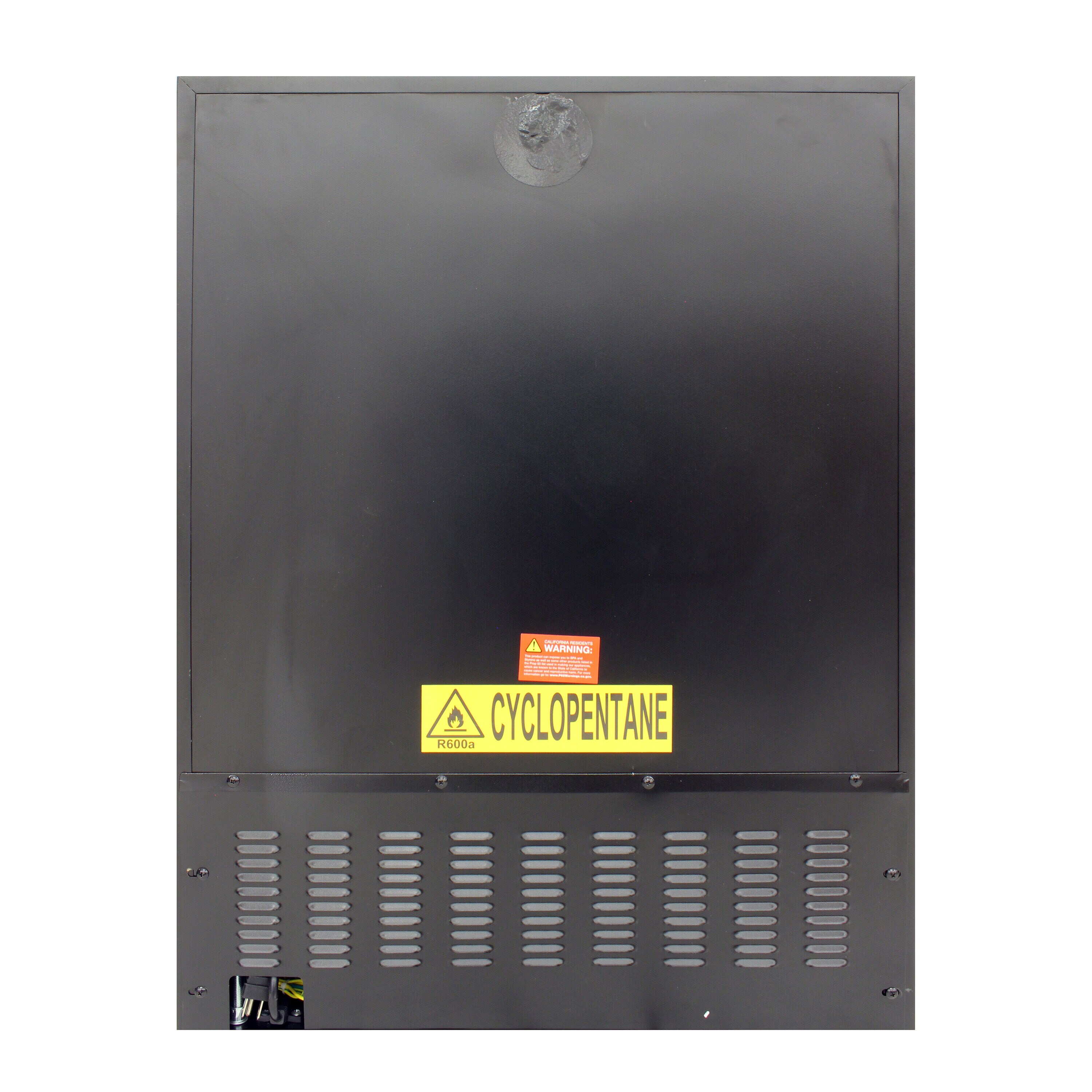 Refrigerador empotrado de acero inoxidable de 5.12 pies cúbicos (listo para garaje)