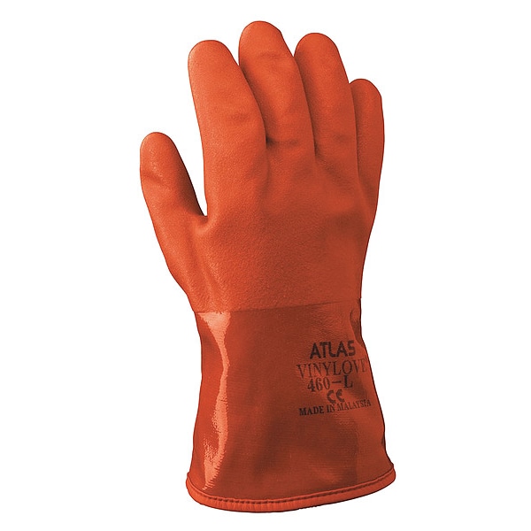 Guantes resistentes a químicos Showa 12", PVC, L, 1 par - 460L-09