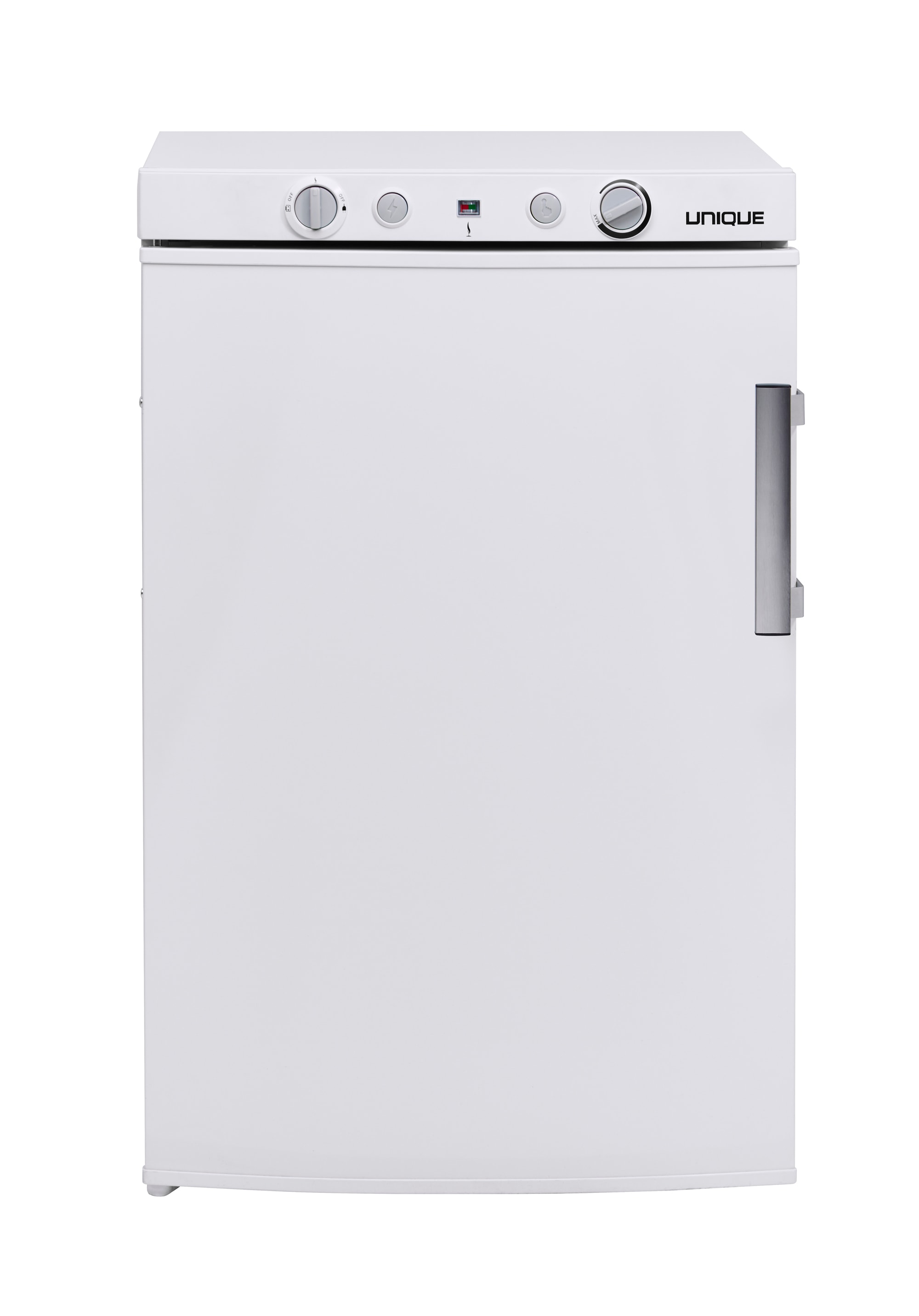 Refrigerador Mini con Congelador de 3.4 pies cúbicos ÚNICO sin Conexión a la Red (Blanco) UGP-3 SM W