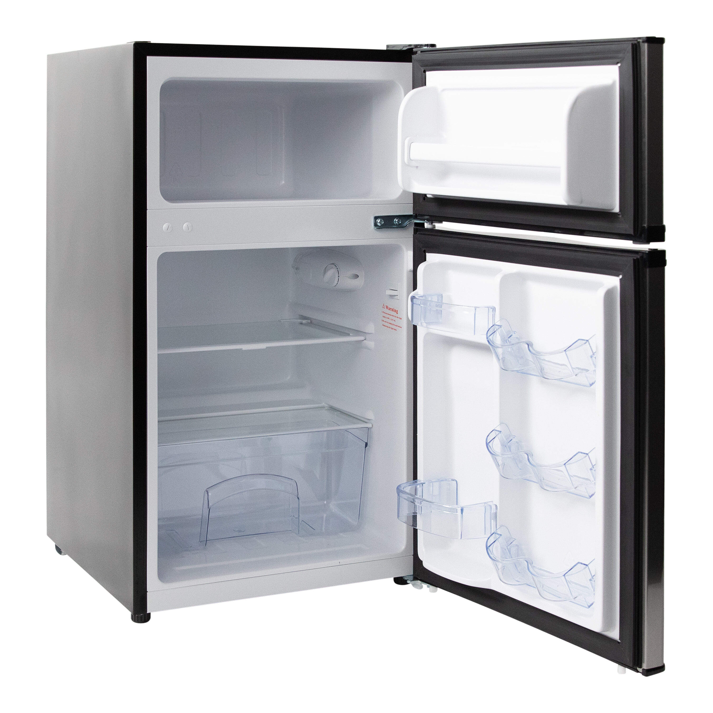Refrigerador Mini de 4.1 pies cúbicos con congelador (Acero inoxidable) ENERGY STAR de West Bend