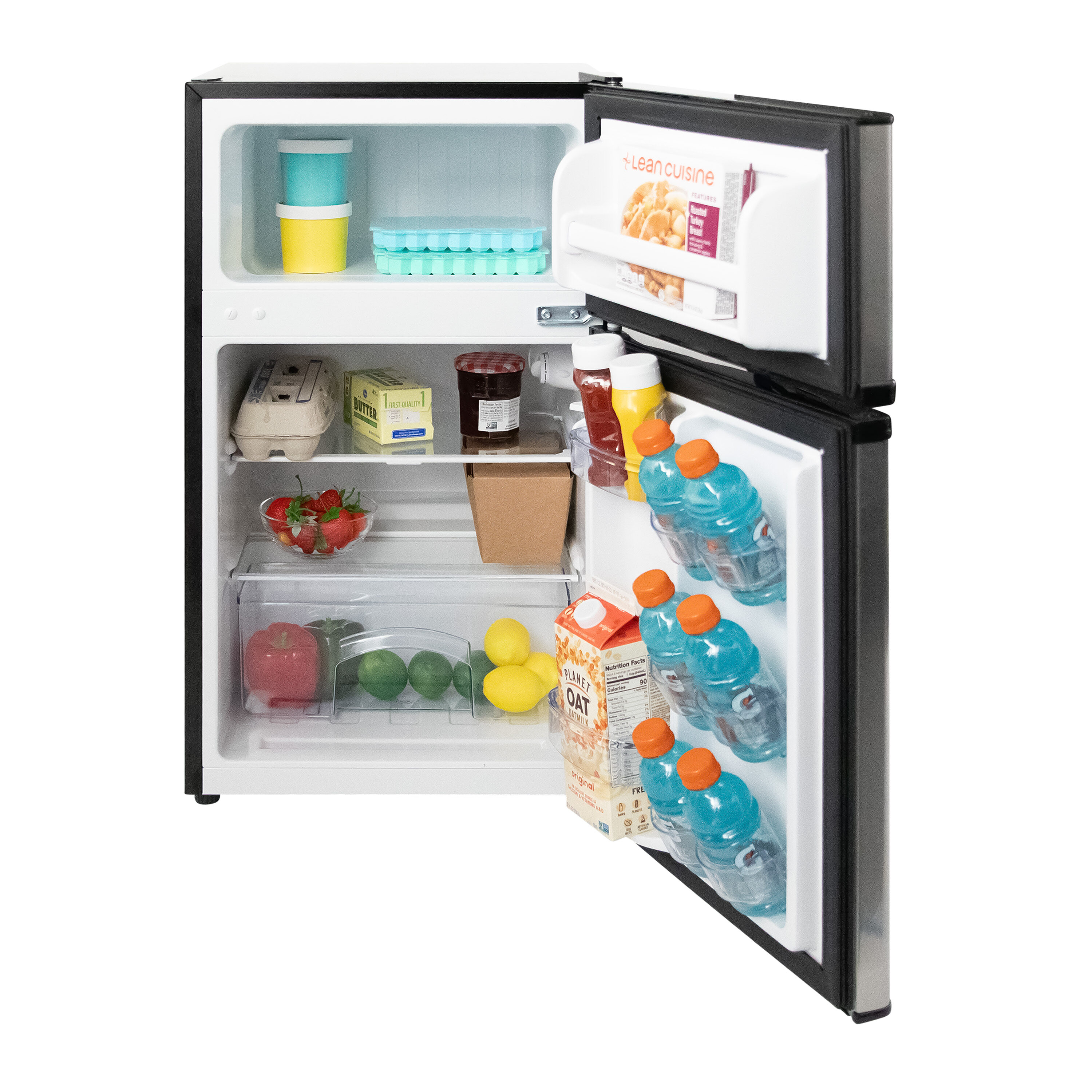 Refrigerador Mini de 4.1 pies cúbicos con congelador (Acero inoxidable) ENERGY STAR de West Bend