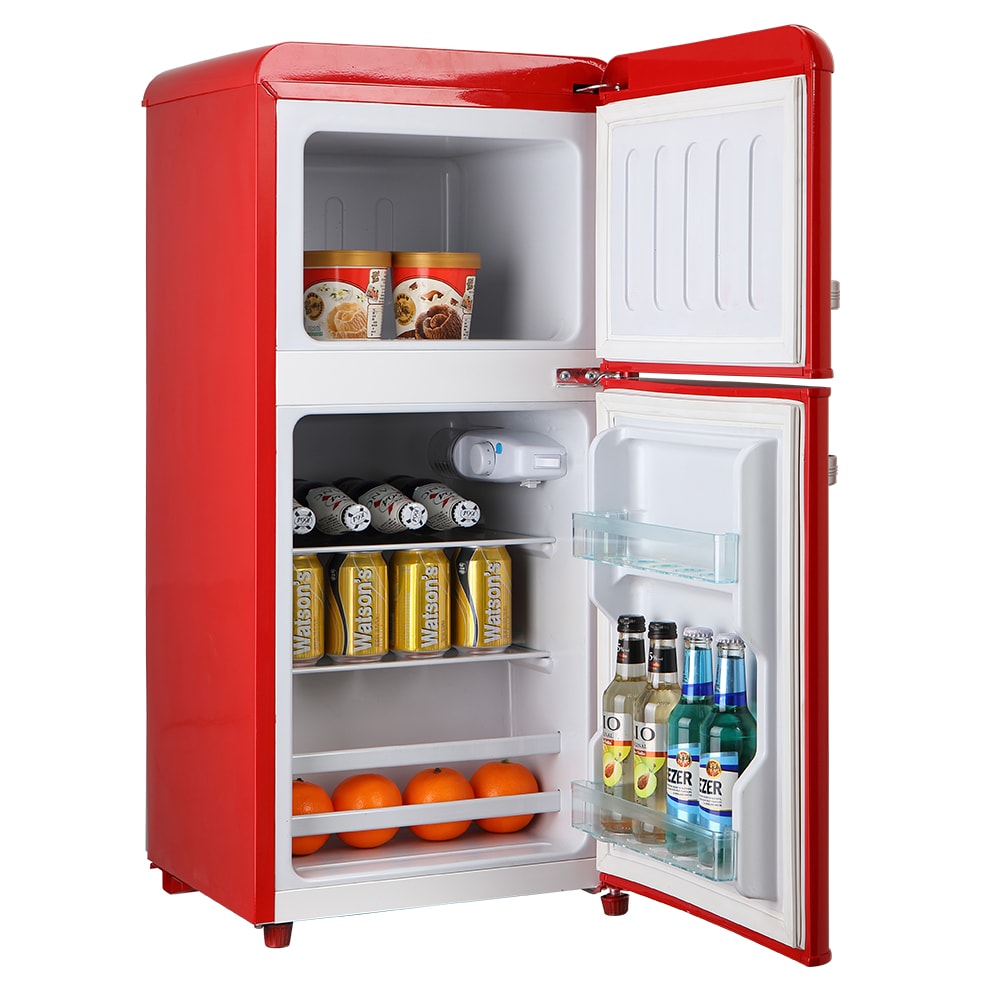 Congelador de 3.5 pies cúbicos con Freezer (Rojo) Listo para Garage HBICEMK-08