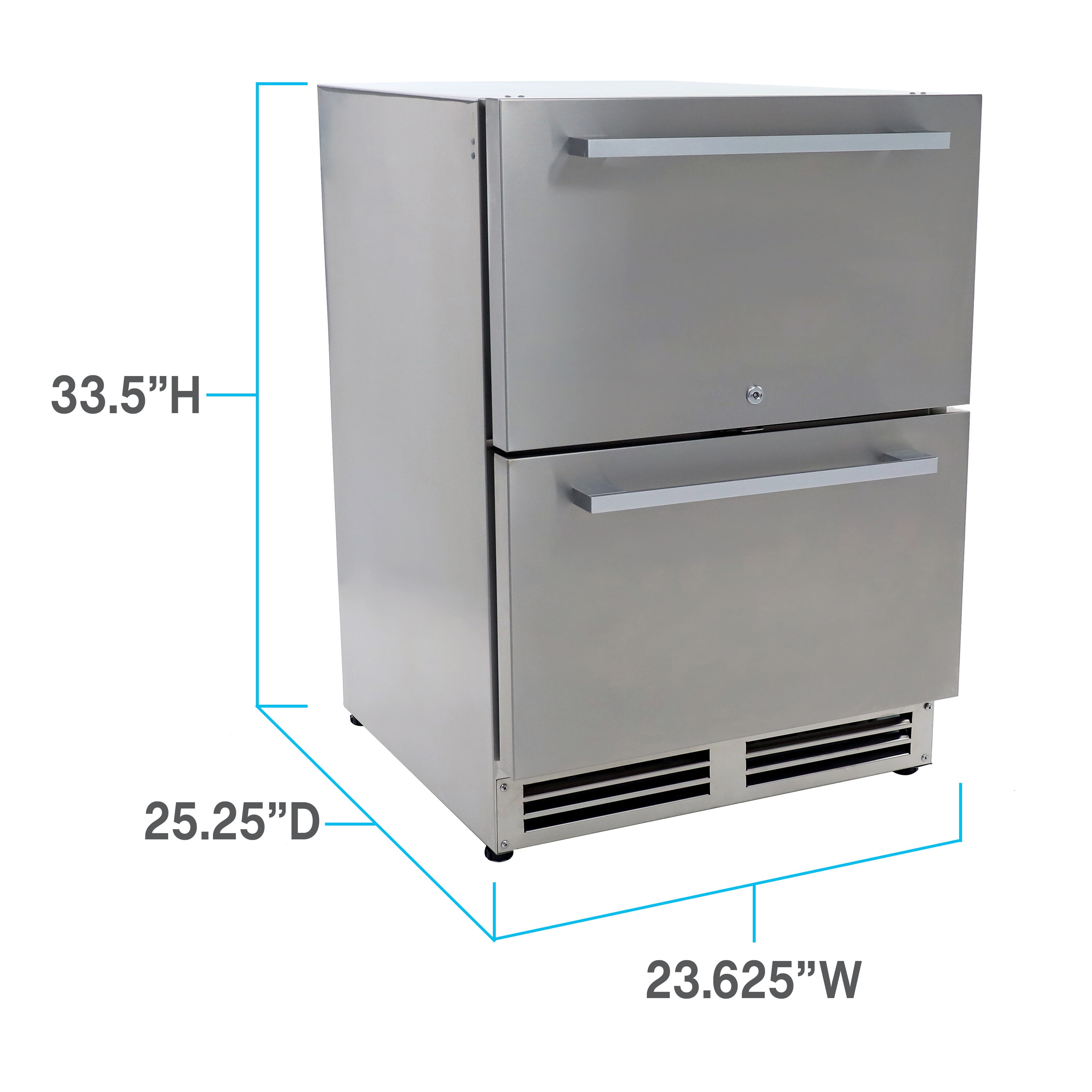 Refrigerador Pequeño Avanti de 5.2 Pies Cúbicos (Acero Inoxidable) Listo para Garaje OR525U5D