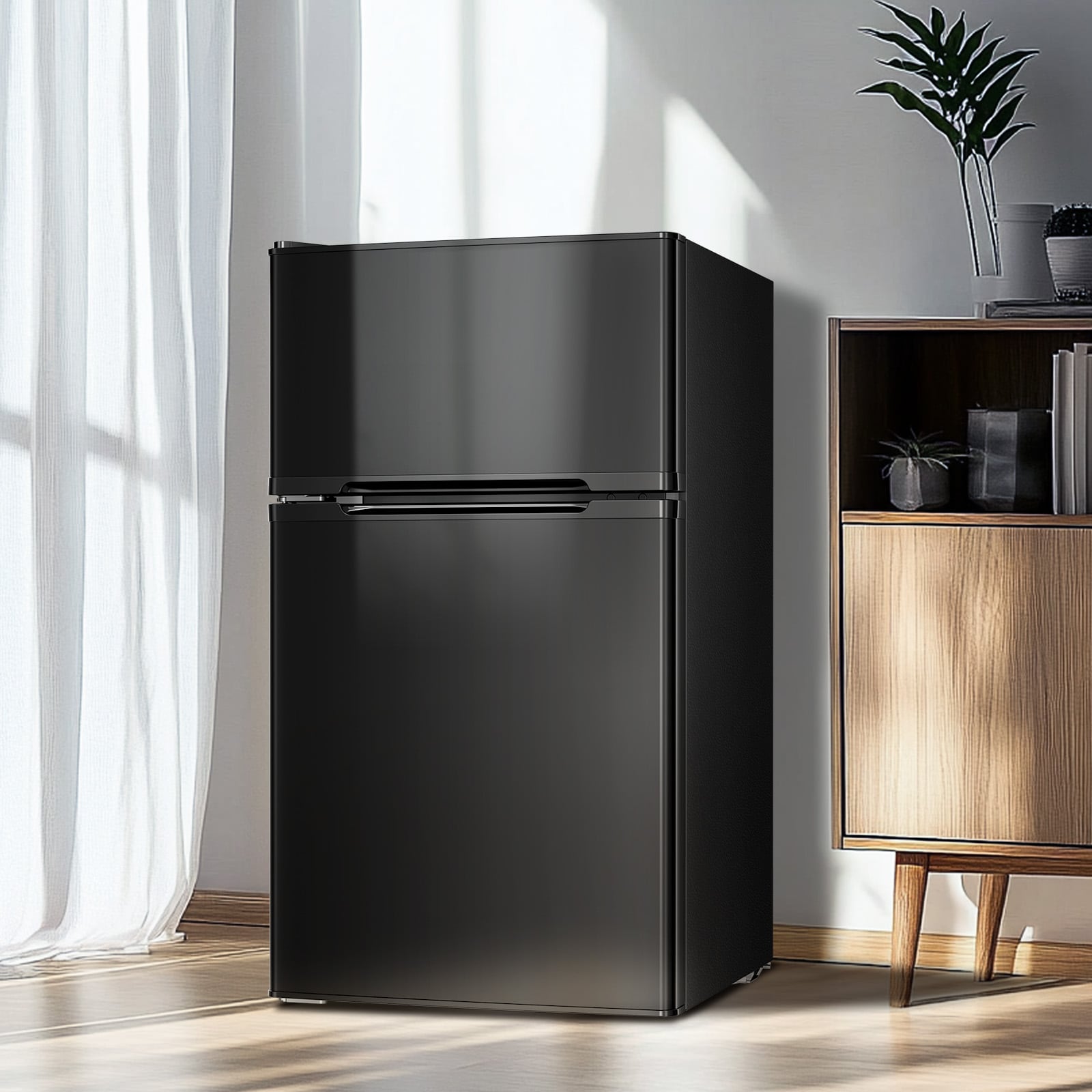 Refrigerador Mini con Congelador de 3.1 pies cúbicos (Negro)