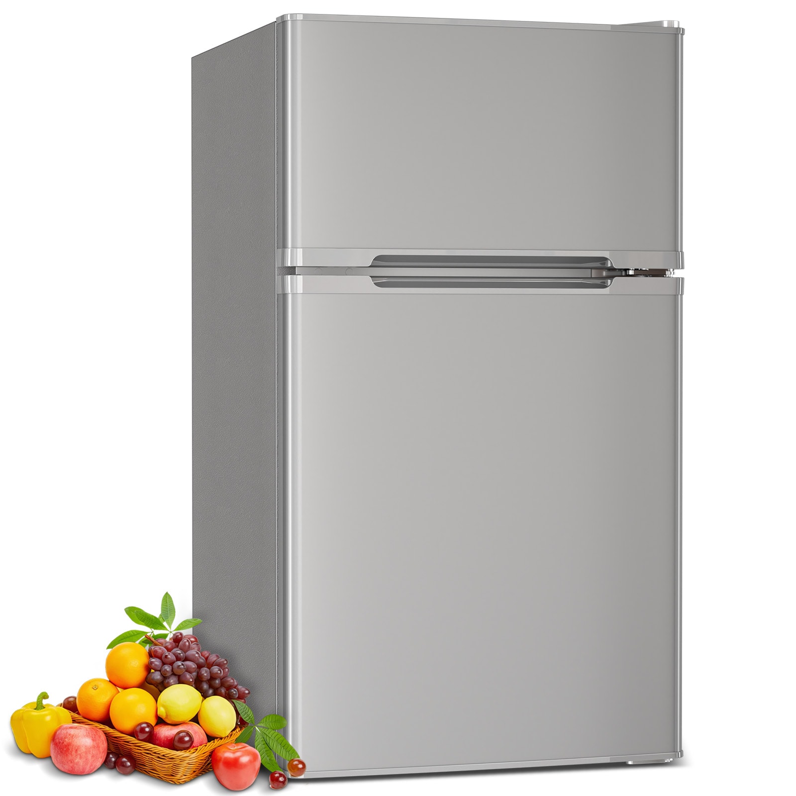 Refrigerador Mini con Congelador de 3.1 pies cúbicos (Gris) F5890GY-GRIS