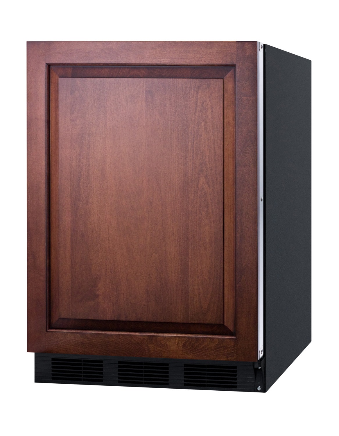 Refrigerador empotrado de 5.5 pies cúbicos de Summit Appliance (Puerta lista para panel y gabinete negro) AR5BIF