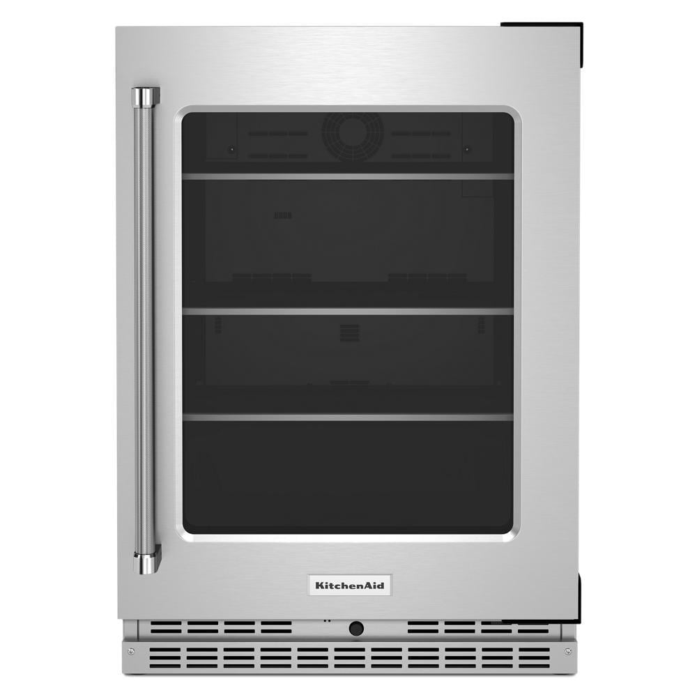 Refrigerador empotrable de acero inoxidable de 5.2 pies cúbicos de KitchenAid