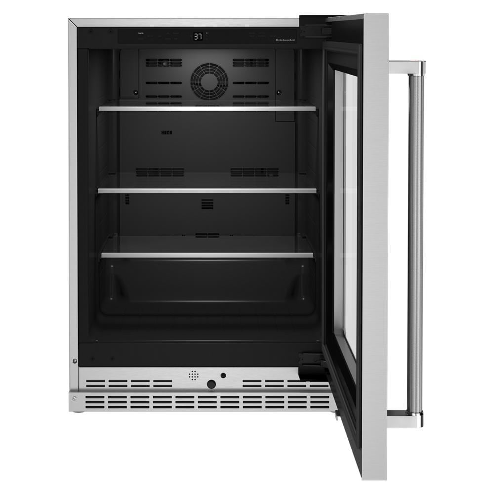 Refrigerador empotrable de acero inoxidable de 5.2 pies cúbicos de KitchenAid