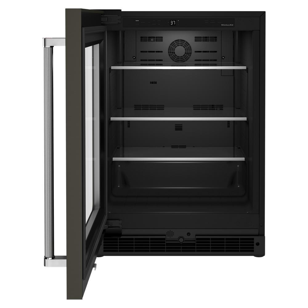 Refrigerador Empotrado de 5.2 pies cúbicos de KitchenAid (Acero Inoxidable Negro con PRINTSHIELD)