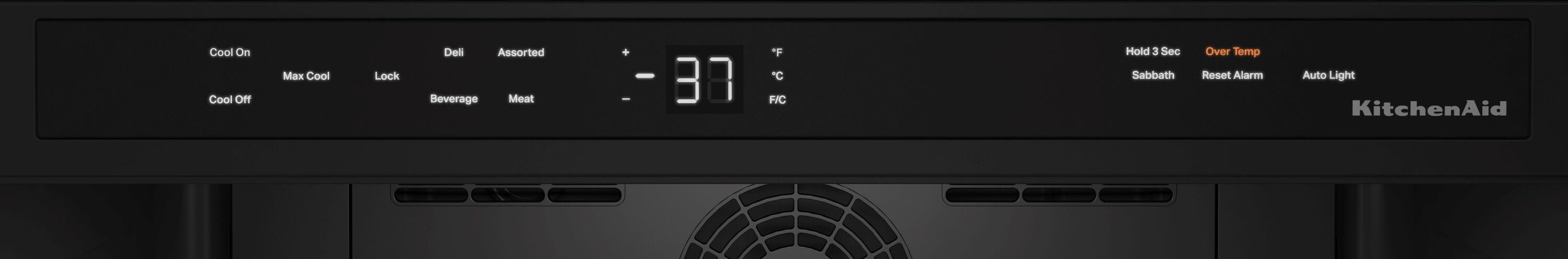 Refrigerador Empotrado de 5.2 pies cúbicos de KitchenAid (Acero Inoxidable Negro con PRINTSHIELD)
