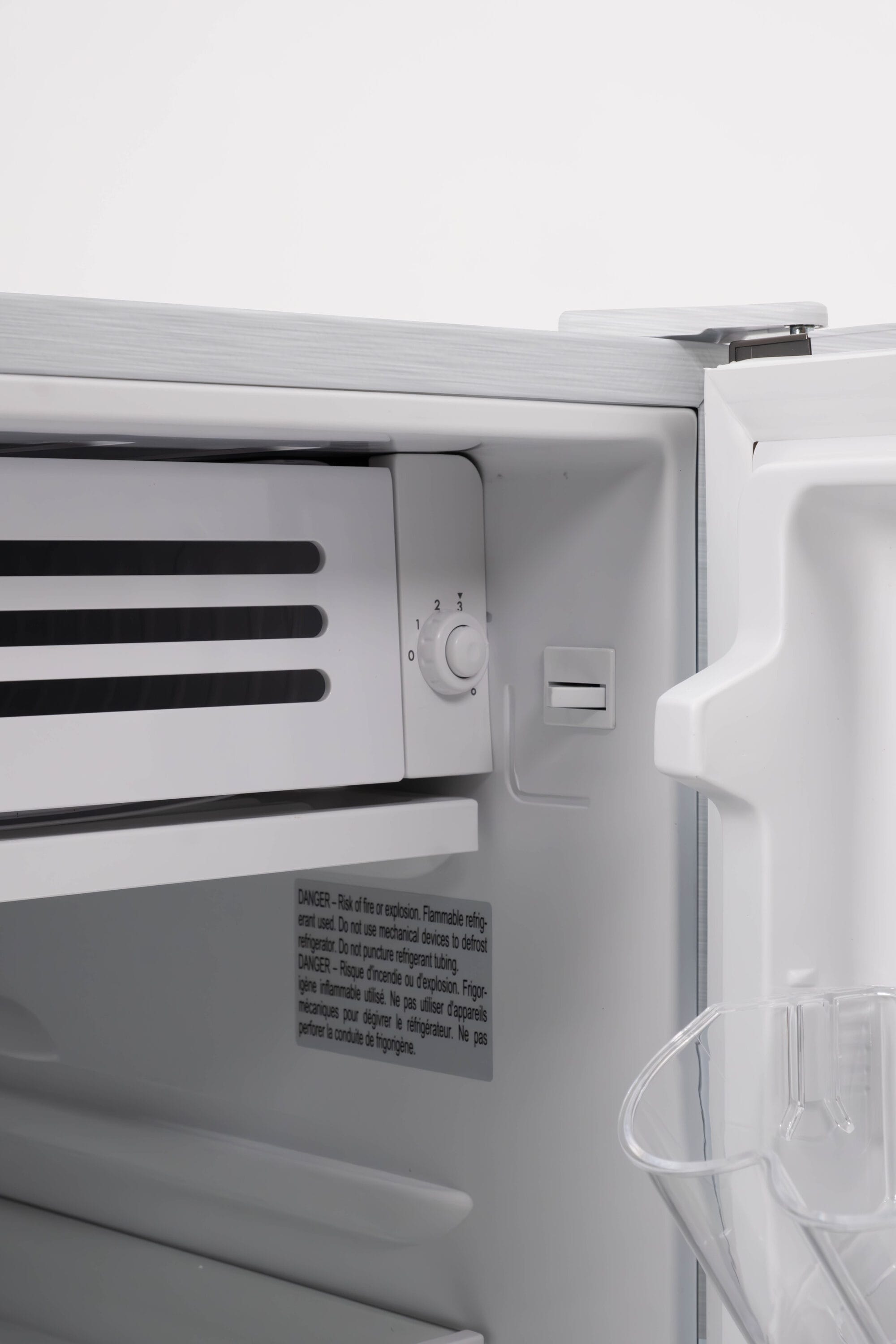 Refrigerador mini de 4.5 pies cúbicos de acero inoxidable