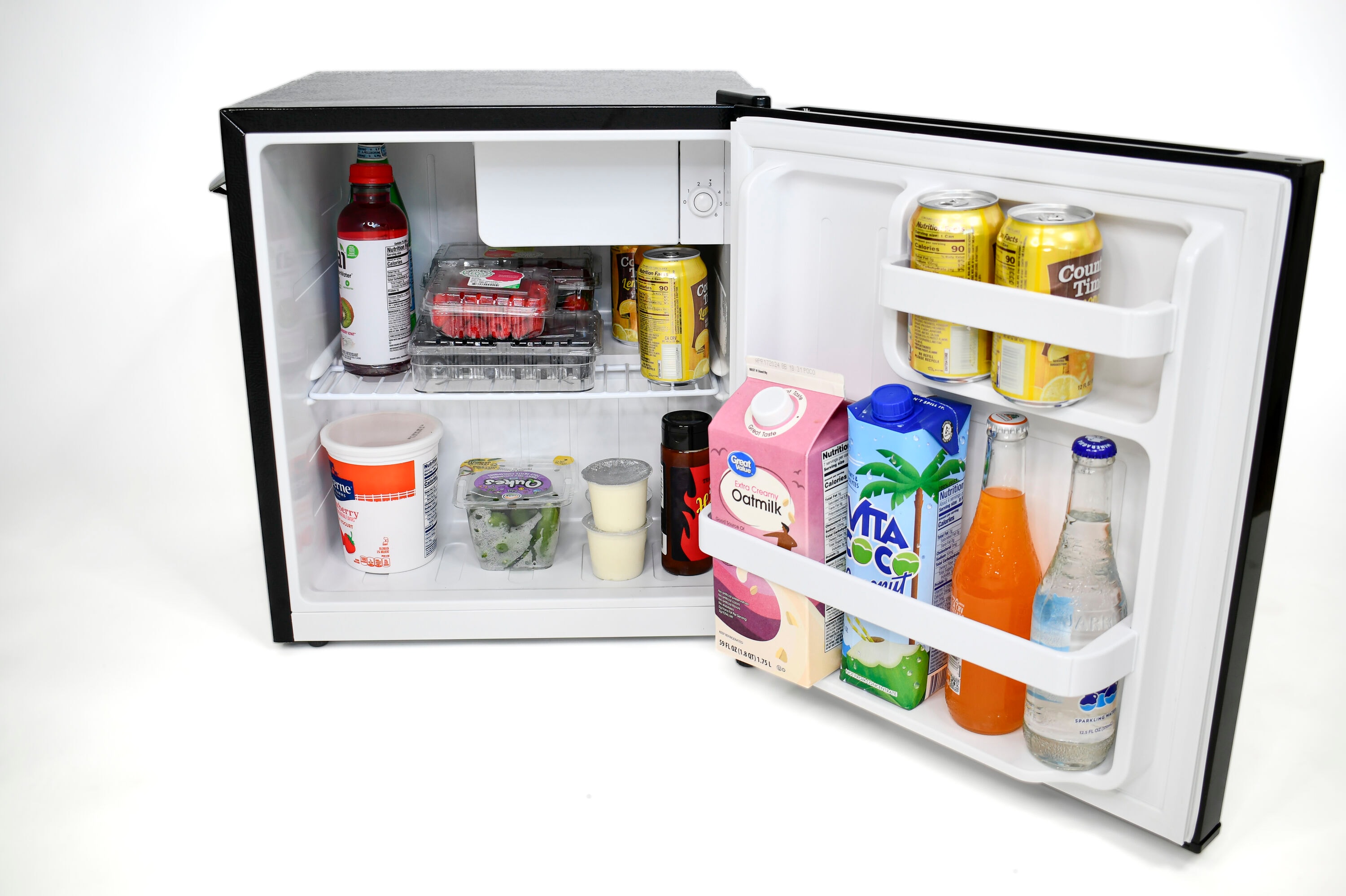 Refrigerador pequeño Frigidaire de 1.6 pies cúbicos con congelador (Negro) EFR176-NEGRO