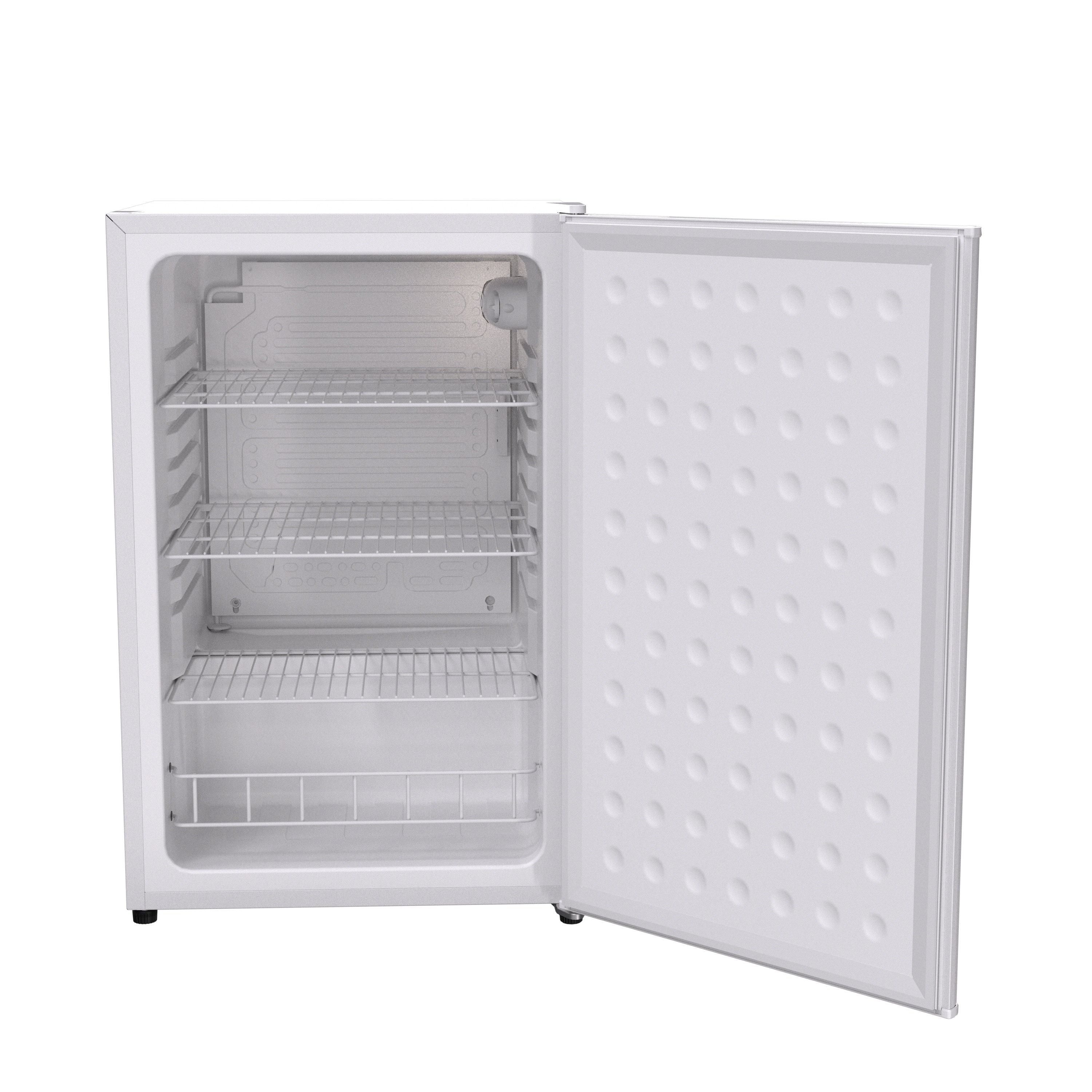 Refrigerador Mini de 4.3 pies cúbicos con puerta sólida de 122L SnowLion Premium (blanco) listo para el garaje
