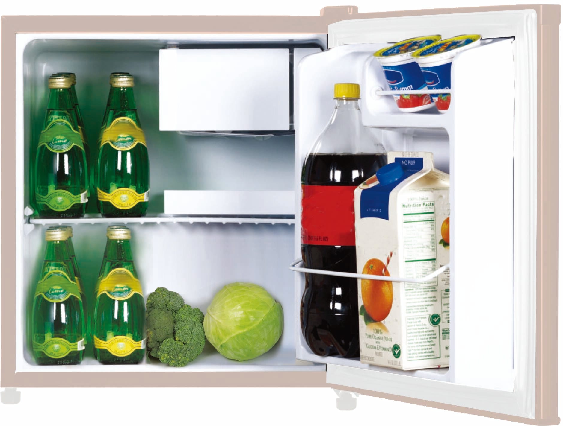 Frigidaire Minirrefrigerador de 1.6 pies cúbicos con congelador (Coral) EFR176-CORAL